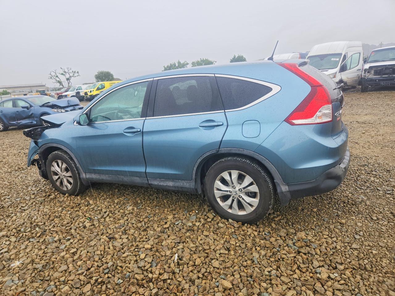 2013 Honda Cr-v Ex Blue vin: 5J6RM3H54DL042554