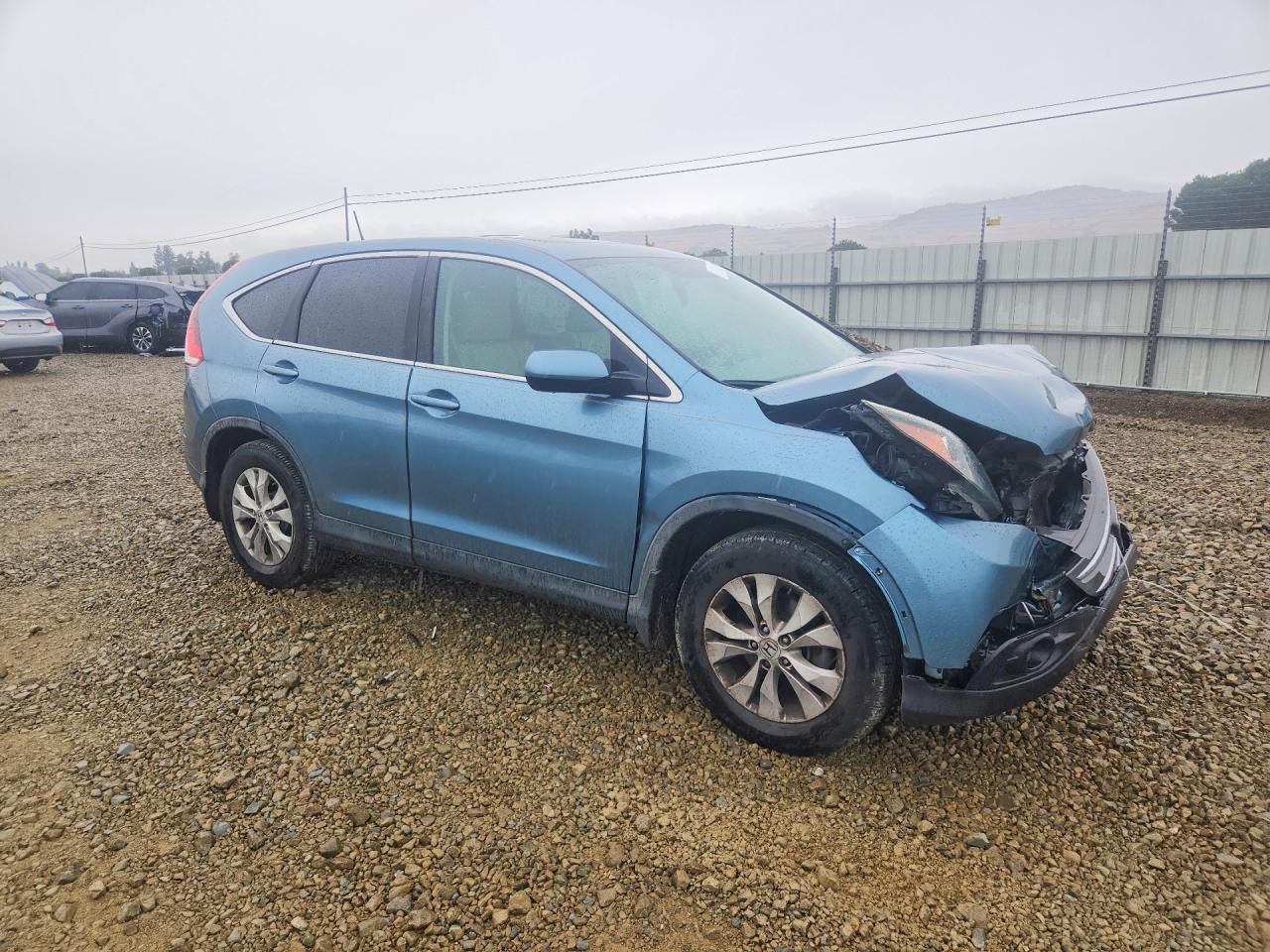 2013 Honda Cr-v Ex Blue vin: 5J6RM3H54DL042554