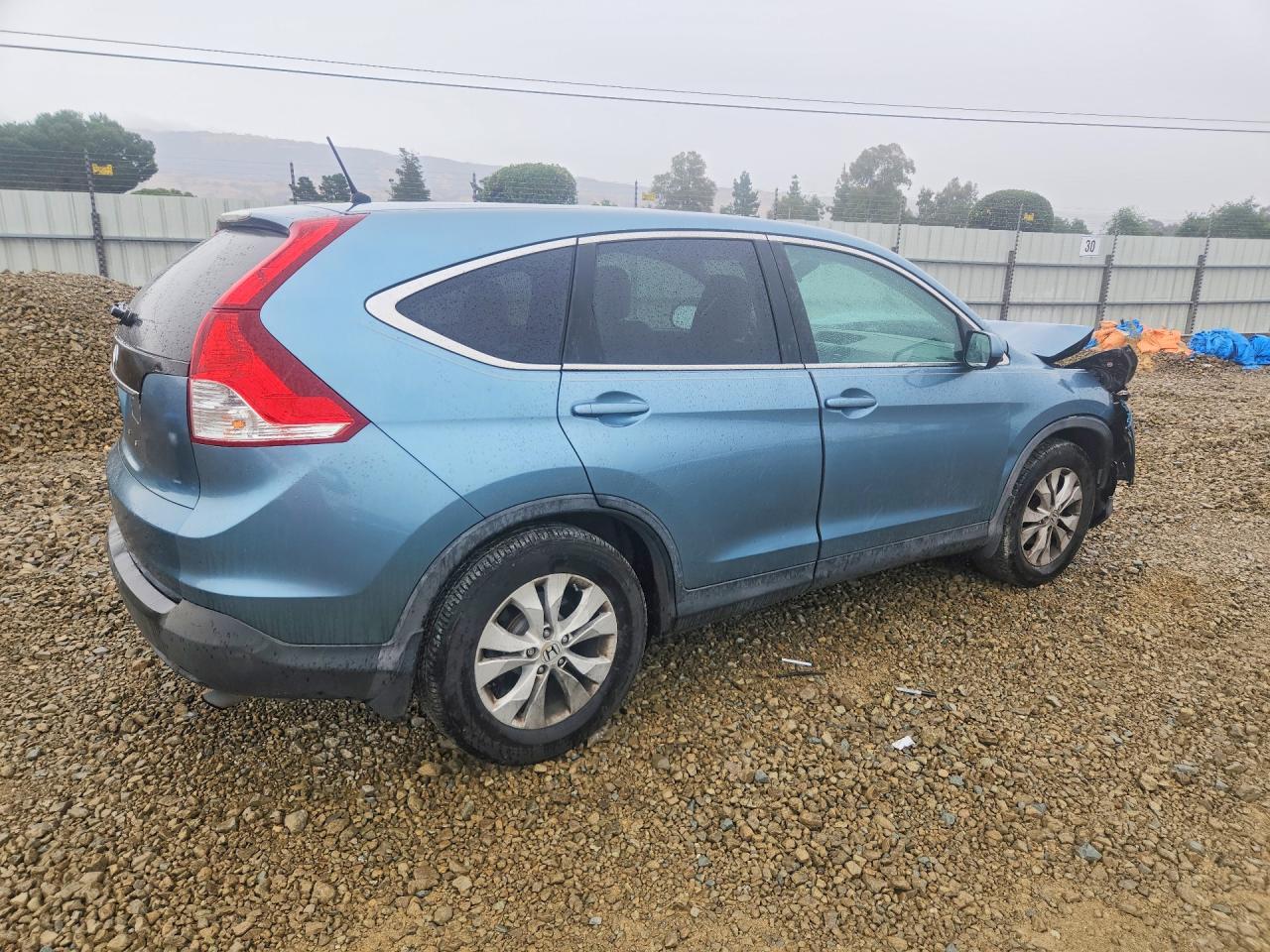 2013 Honda Cr-v Ex Blue vin: 5J6RM3H54DL042554