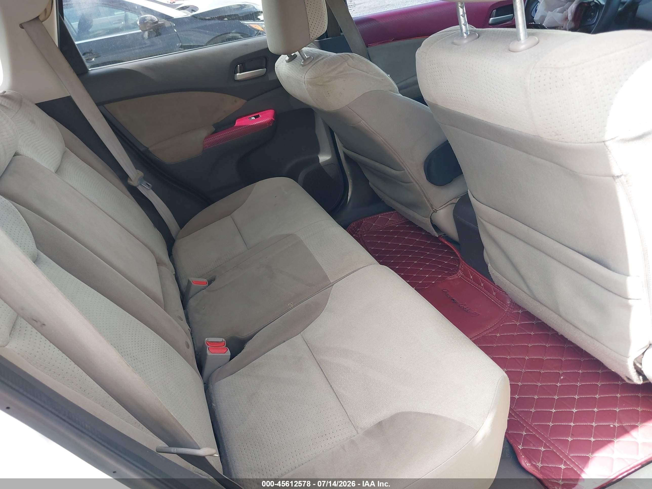 2013 Honda Cr-v Ex White vin: 5J6RM3H54DL048533