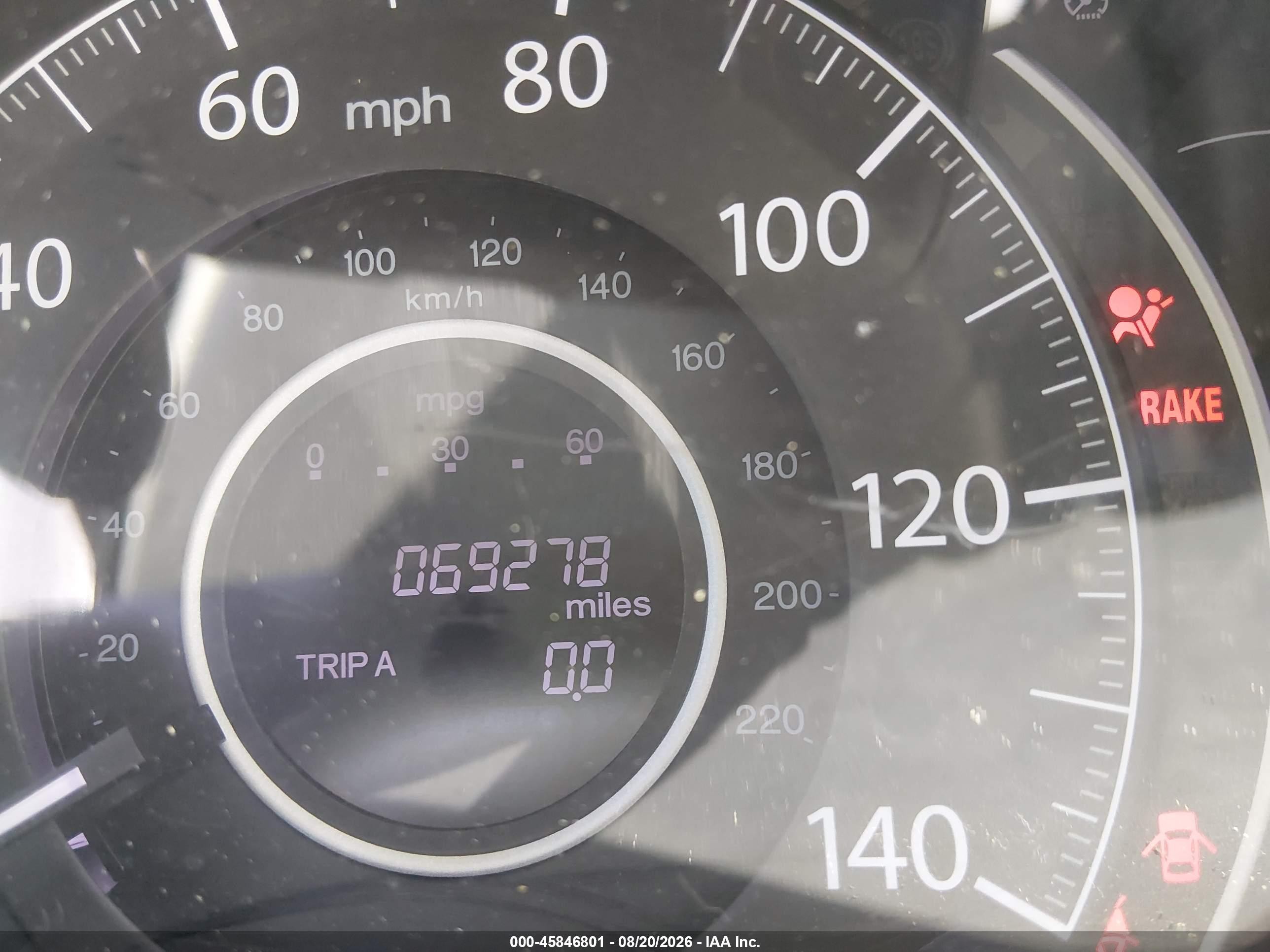 2014 Honda Cr-v Ex Серый vin: 5J6RM3H54EL015856