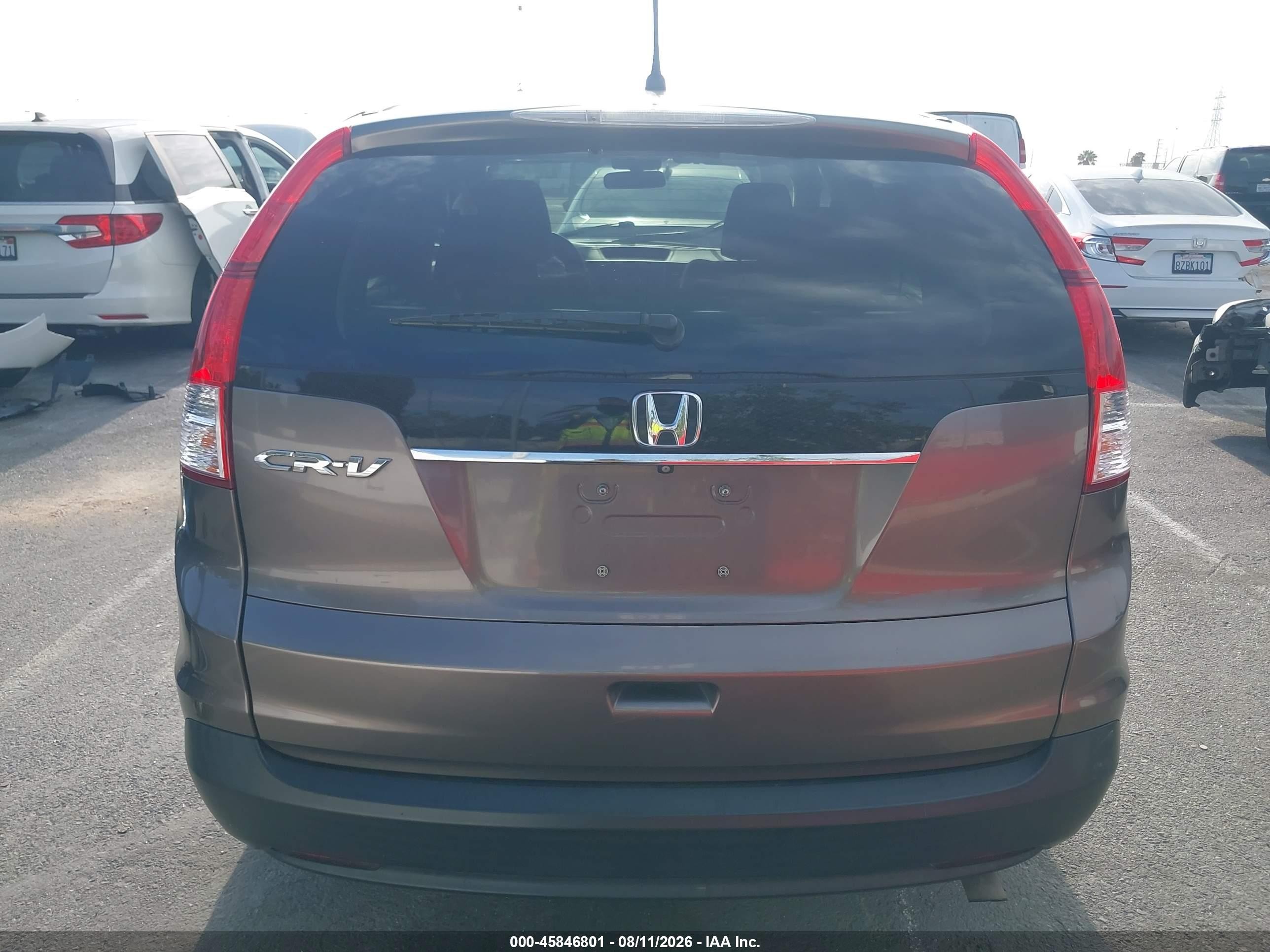 2014 Honda Cr-v Ex Серый vin: 5J6RM3H54EL015856