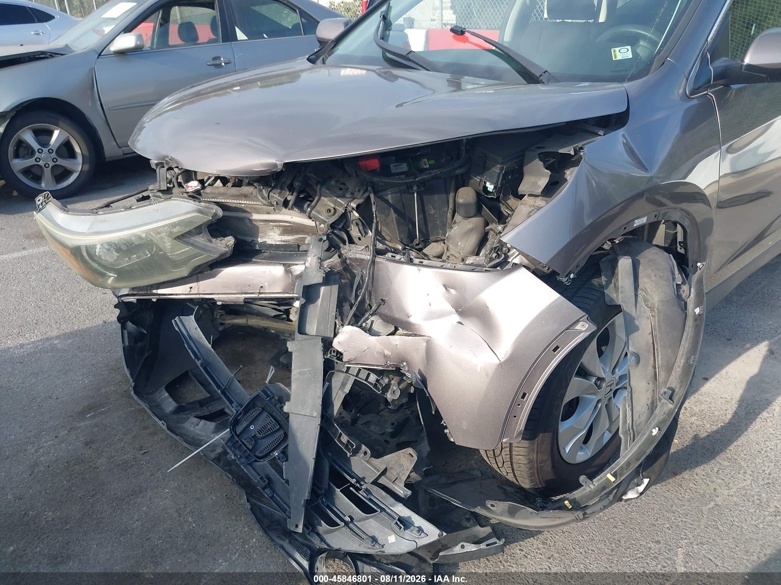 2014 Honda Cr-v Ex Серый vin: 5J6RM3H54EL015856