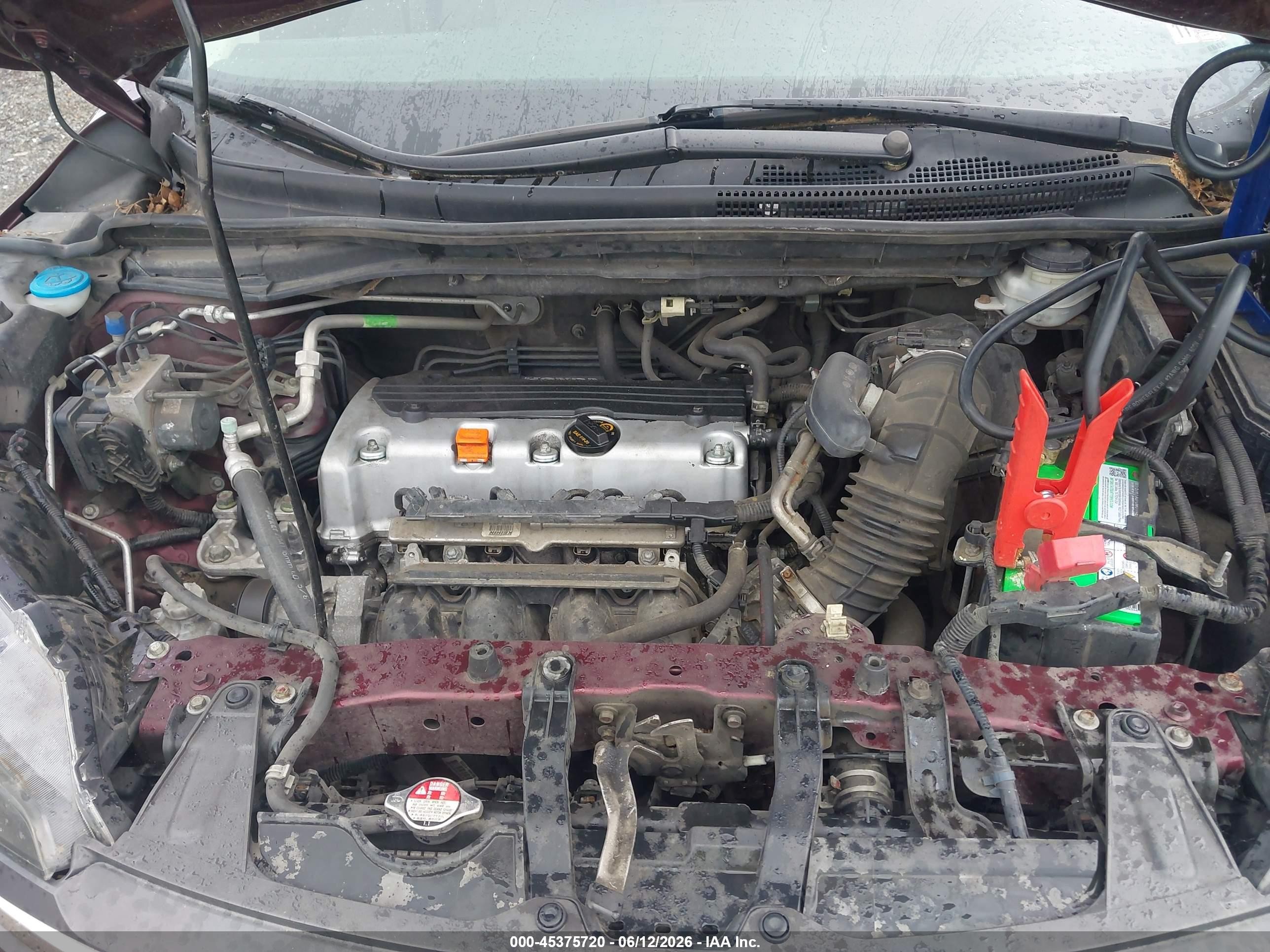 2014 Honda Cr-v Ex Burgundy vin: 5J6RM3H54EL026002