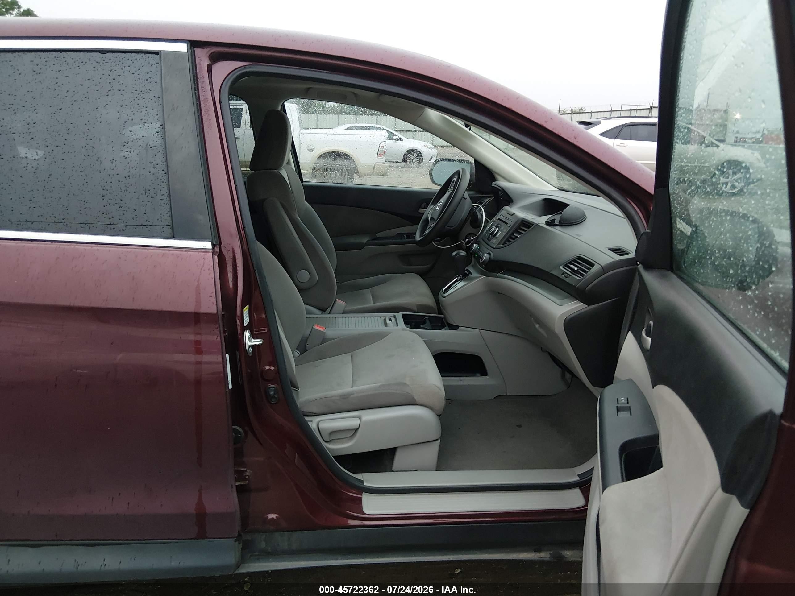 2014 Honda Cr-v Ex Red vin: 5J6RM3H54EL028350