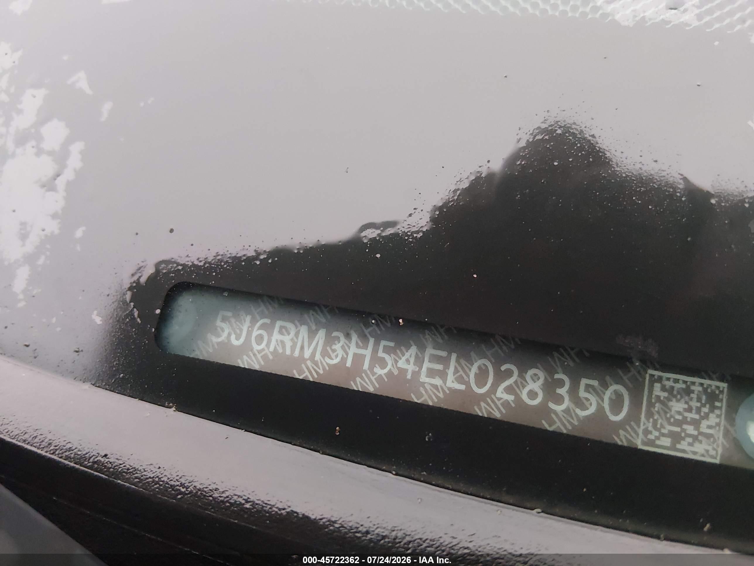 2014 Honda Cr-v Ex Red vin: 5J6RM3H54EL028350
