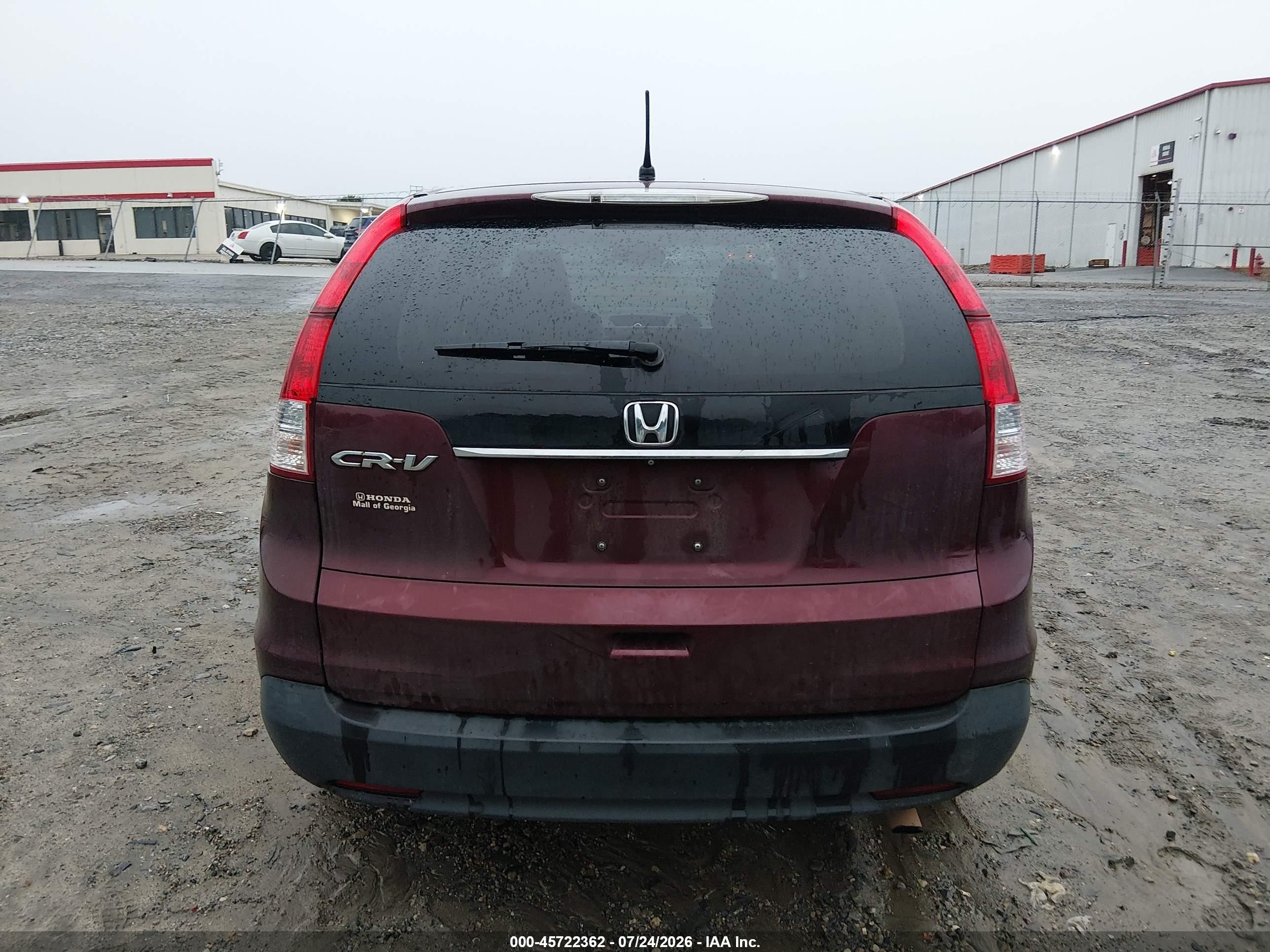 2014 Honda Cr-v Ex Red vin: 5J6RM3H54EL028350