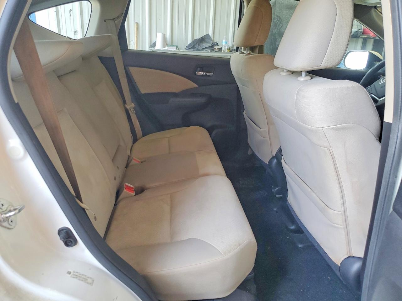 2015 Honda Cr-v Ex White vin: 5J6RM3H54FL009282