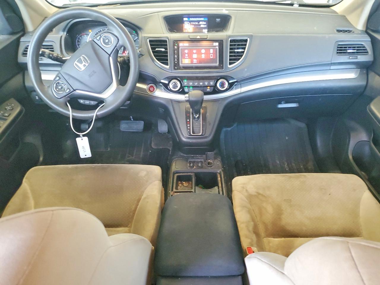 2015 Honda Cr-v Ex White vin: 5J6RM3H54FL009282
