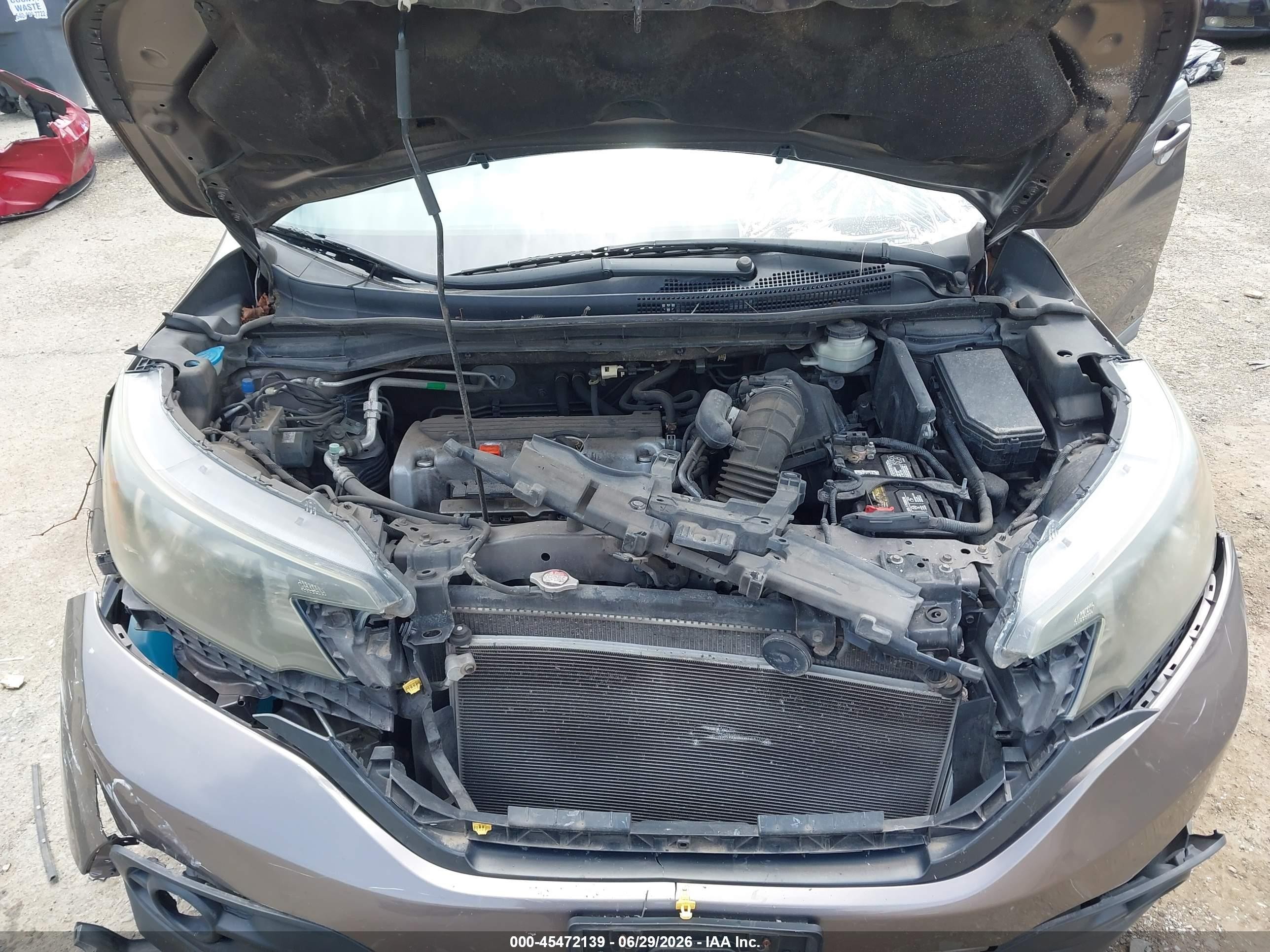 2012 Honda Cr-v Ex Gray vin: 5J6RM3H55CL019203