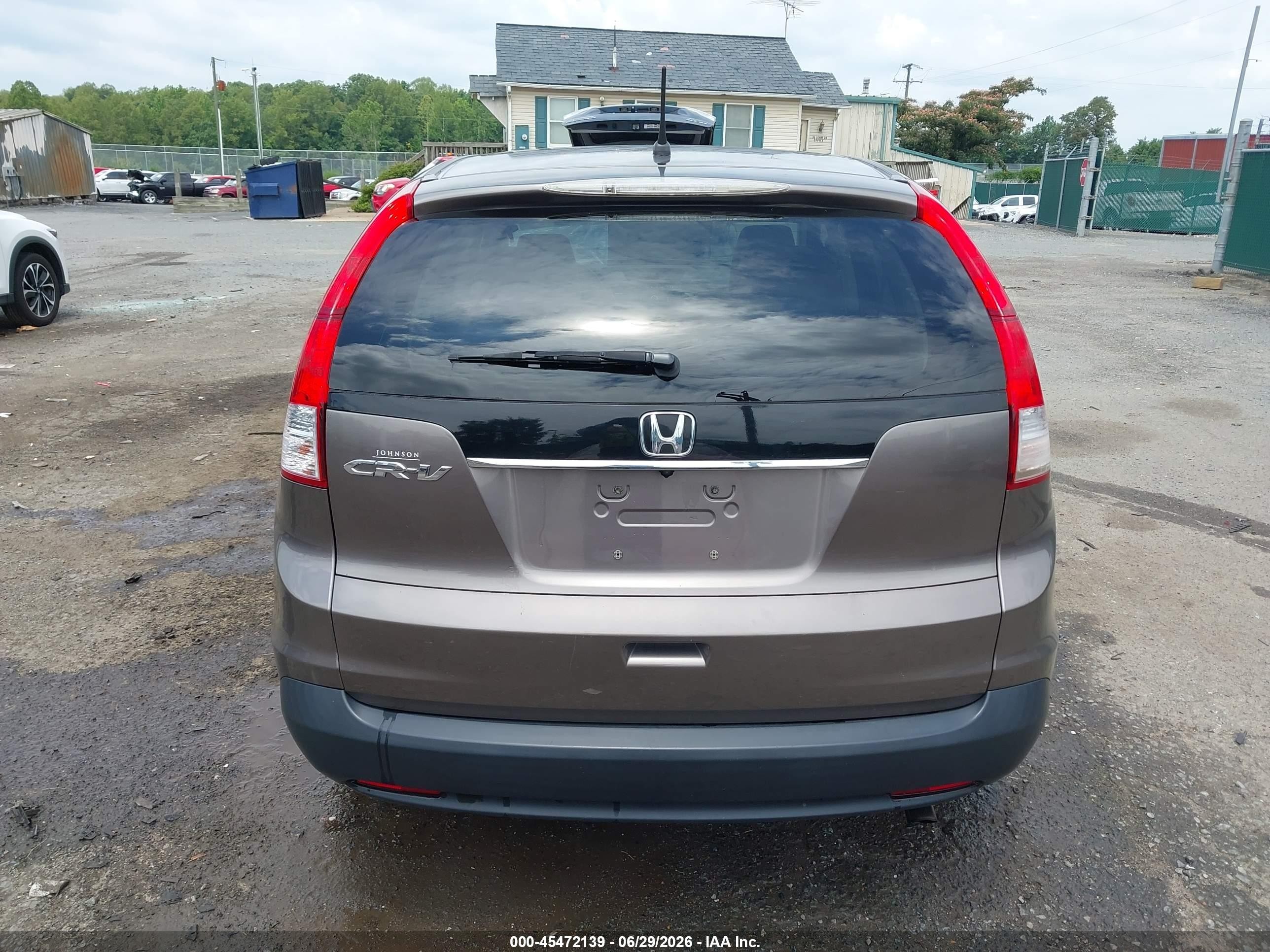 2012 Honda Cr-v Ex Gray vin: 5J6RM3H55CL019203