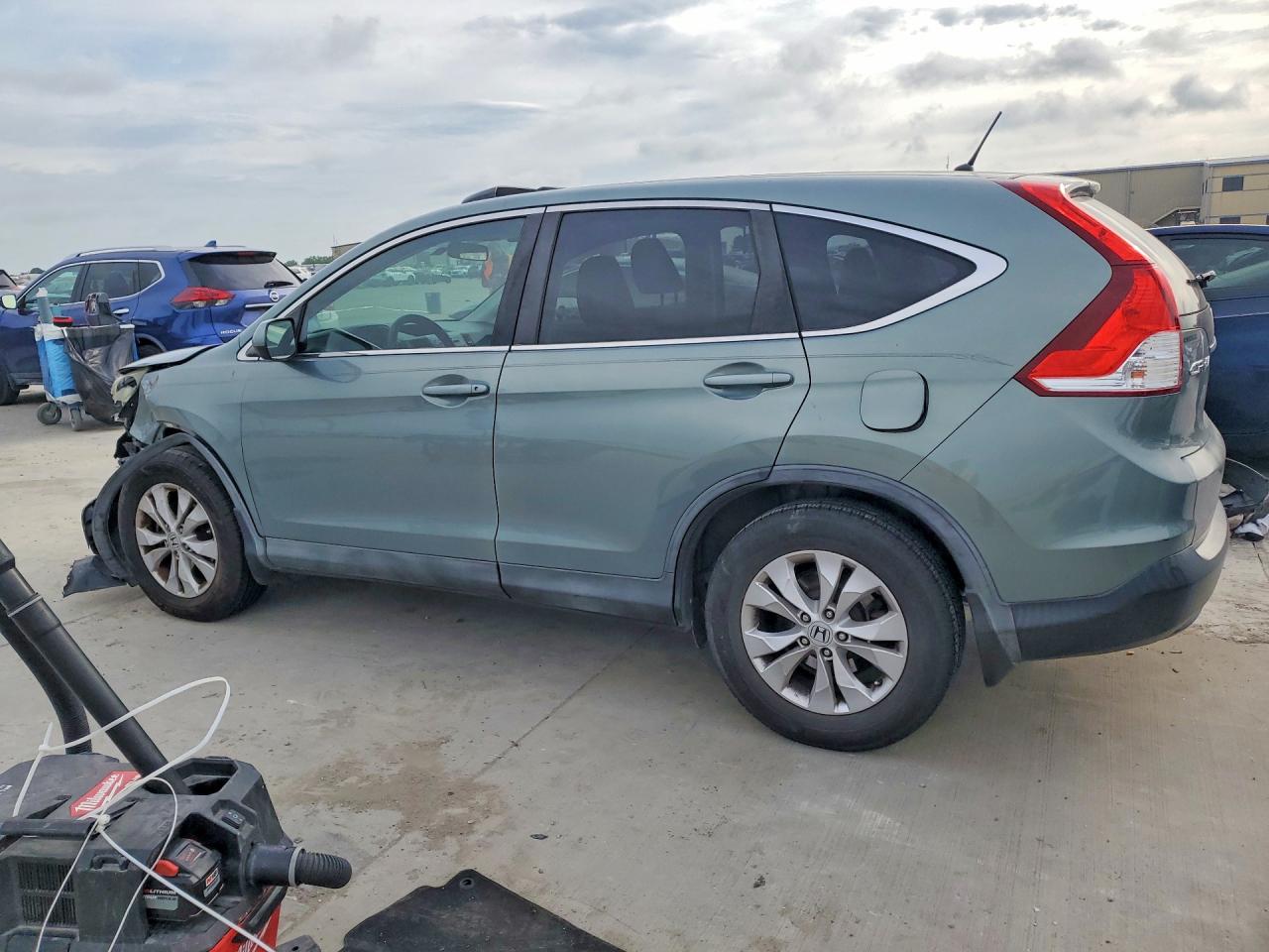 2012 Honda Cr-v Ex Teal vin: 5J6RM3H55CL039161