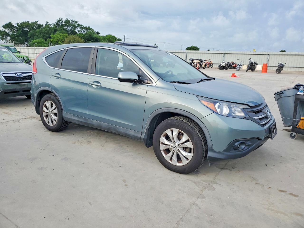 2012 Honda Cr-v Ex Teal vin: 5J6RM3H55CL039161