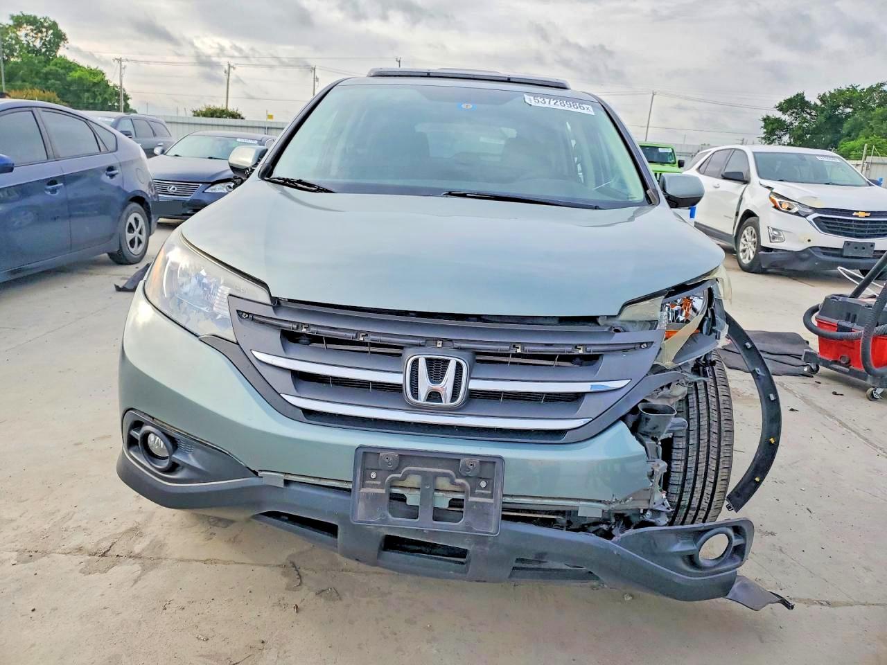 2012 Honda Cr-v Ex Teal vin: 5J6RM3H55CL039161