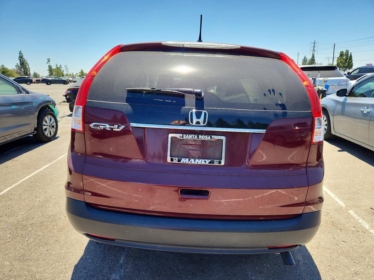2013 Honda Cr-v Ex Бордовый vin: 5J6RM3H55DL000085