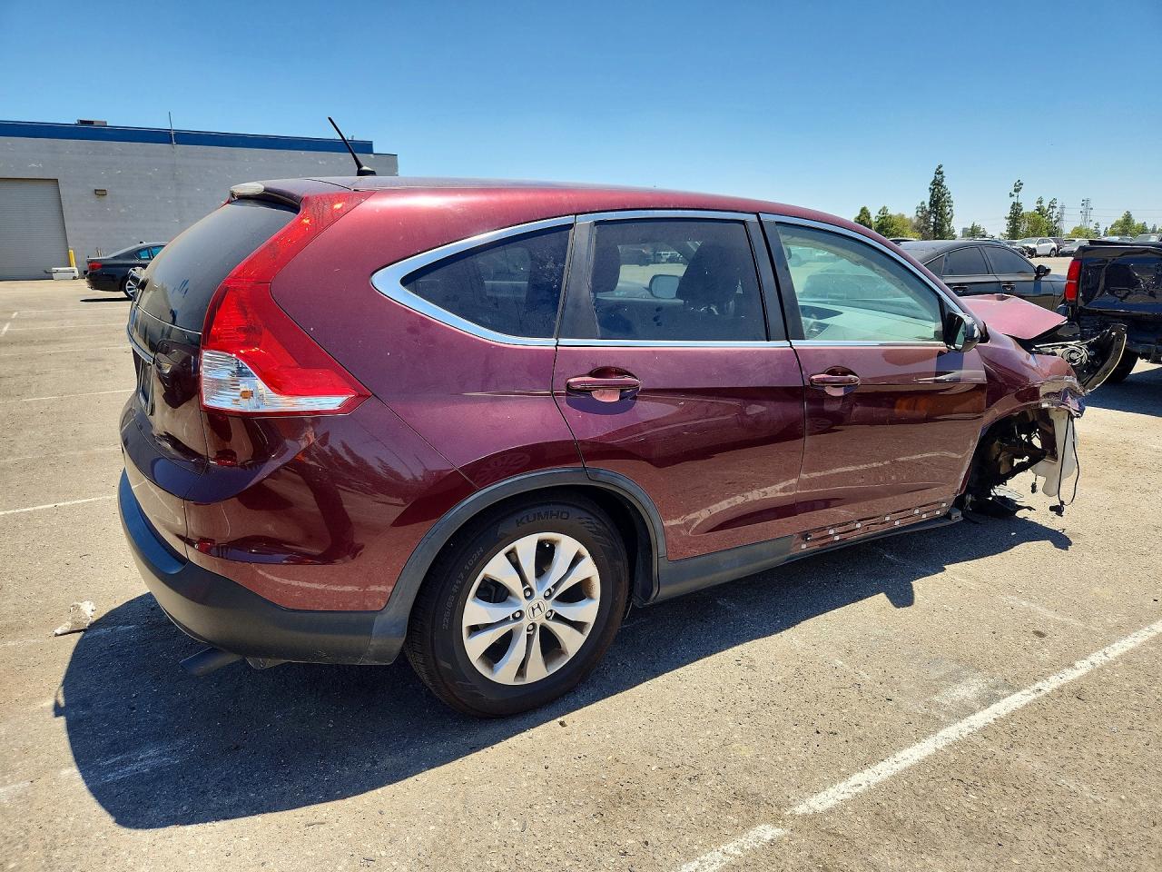 2013 Honda Cr-v Ex Бордовый vin: 5J6RM3H55DL000085