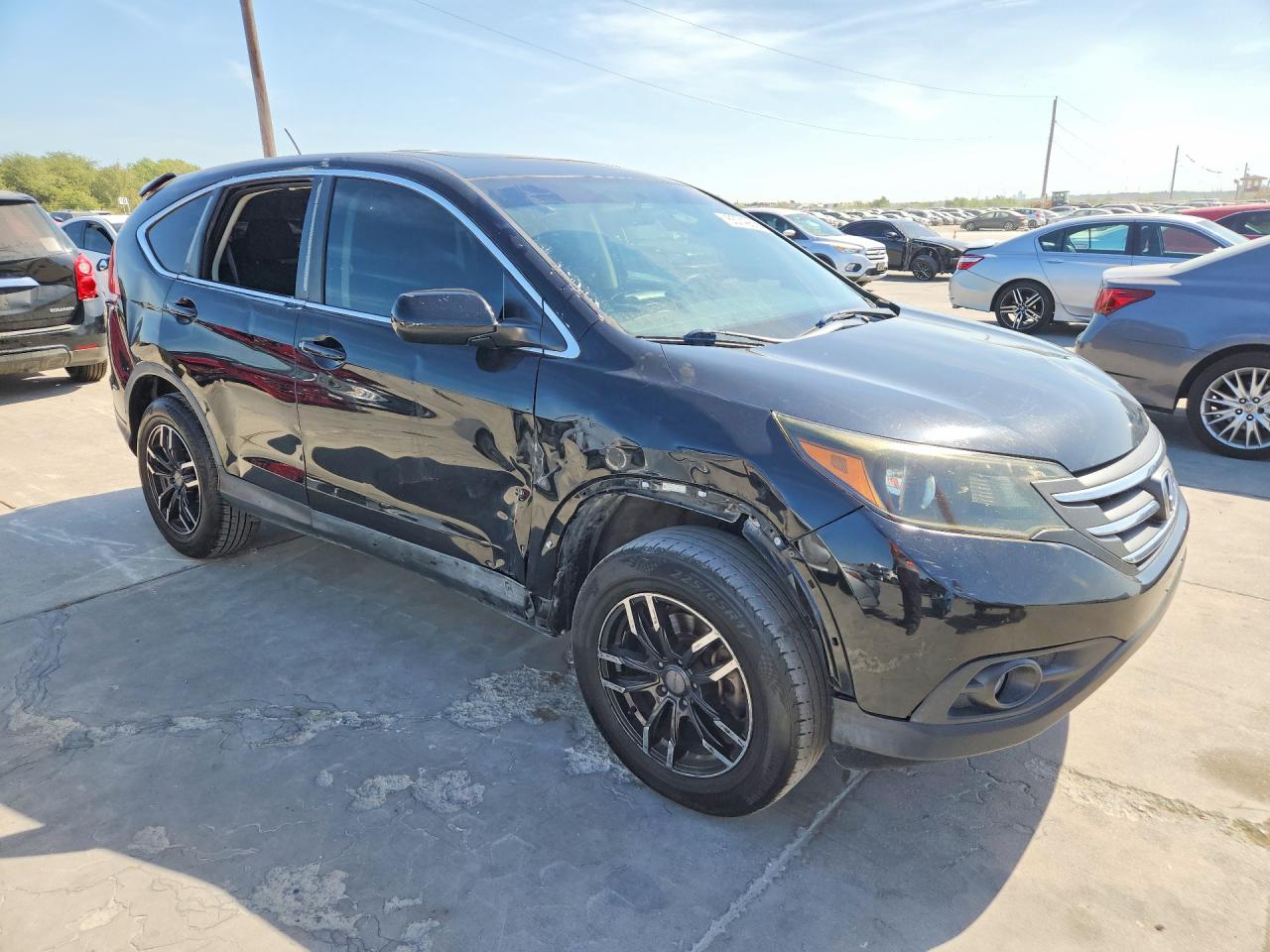 2013 Honda Cr-v Ex Черный vin: 5J6RM3H55DL000989