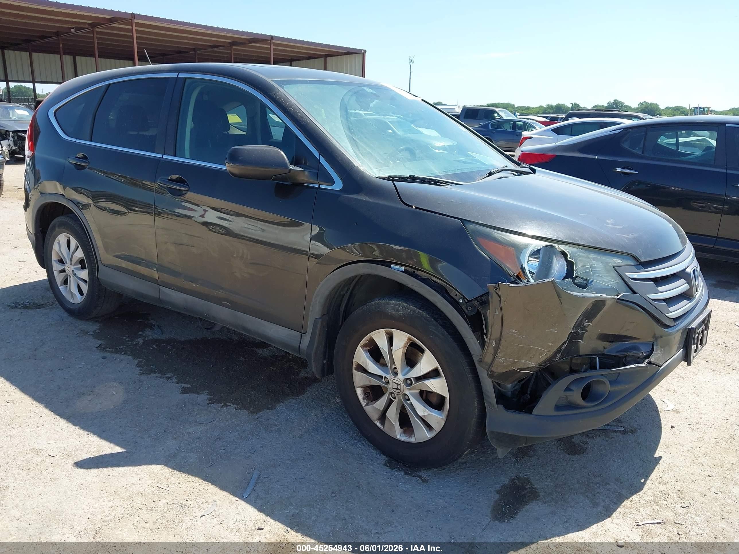 2013 Honda Cr-v Ex Black vin: 5J6RM3H55DL007134