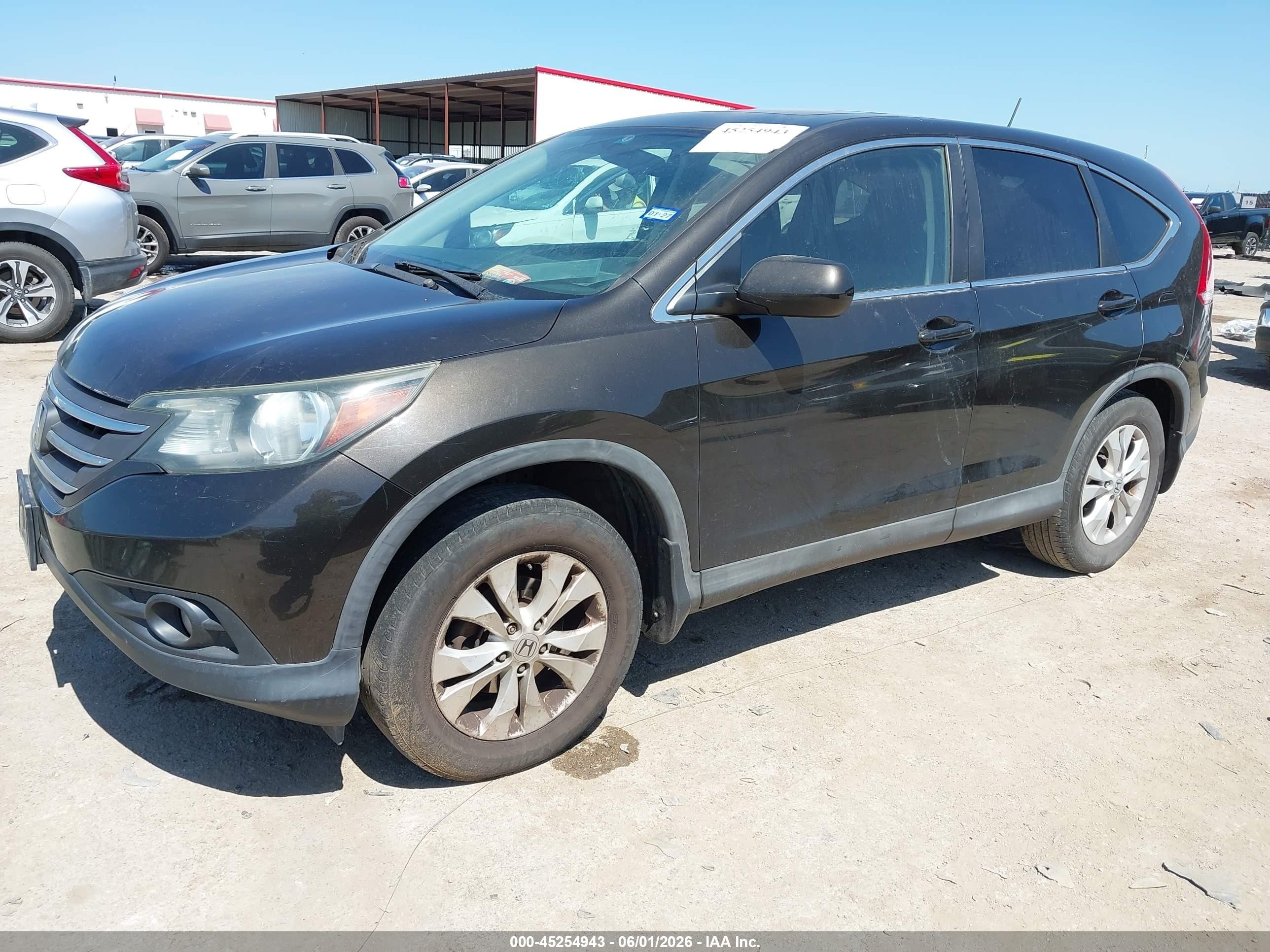 2013 Honda Cr-v Ex Black vin: 5J6RM3H55DL007134
