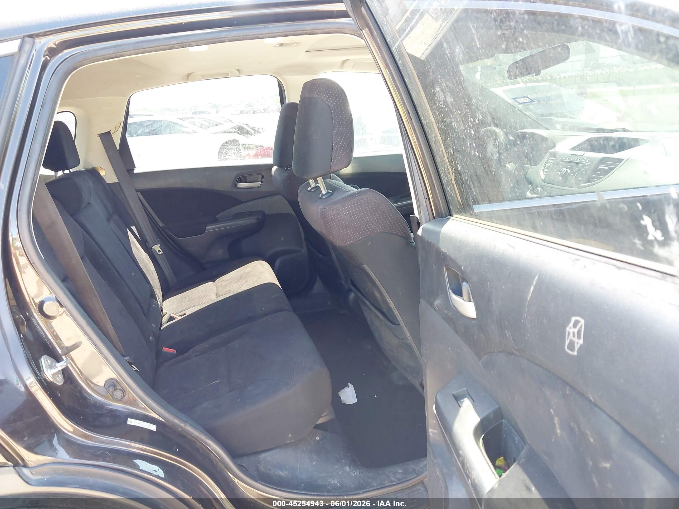 2013 Honda Cr-v Ex Black vin: 5J6RM3H55DL007134
