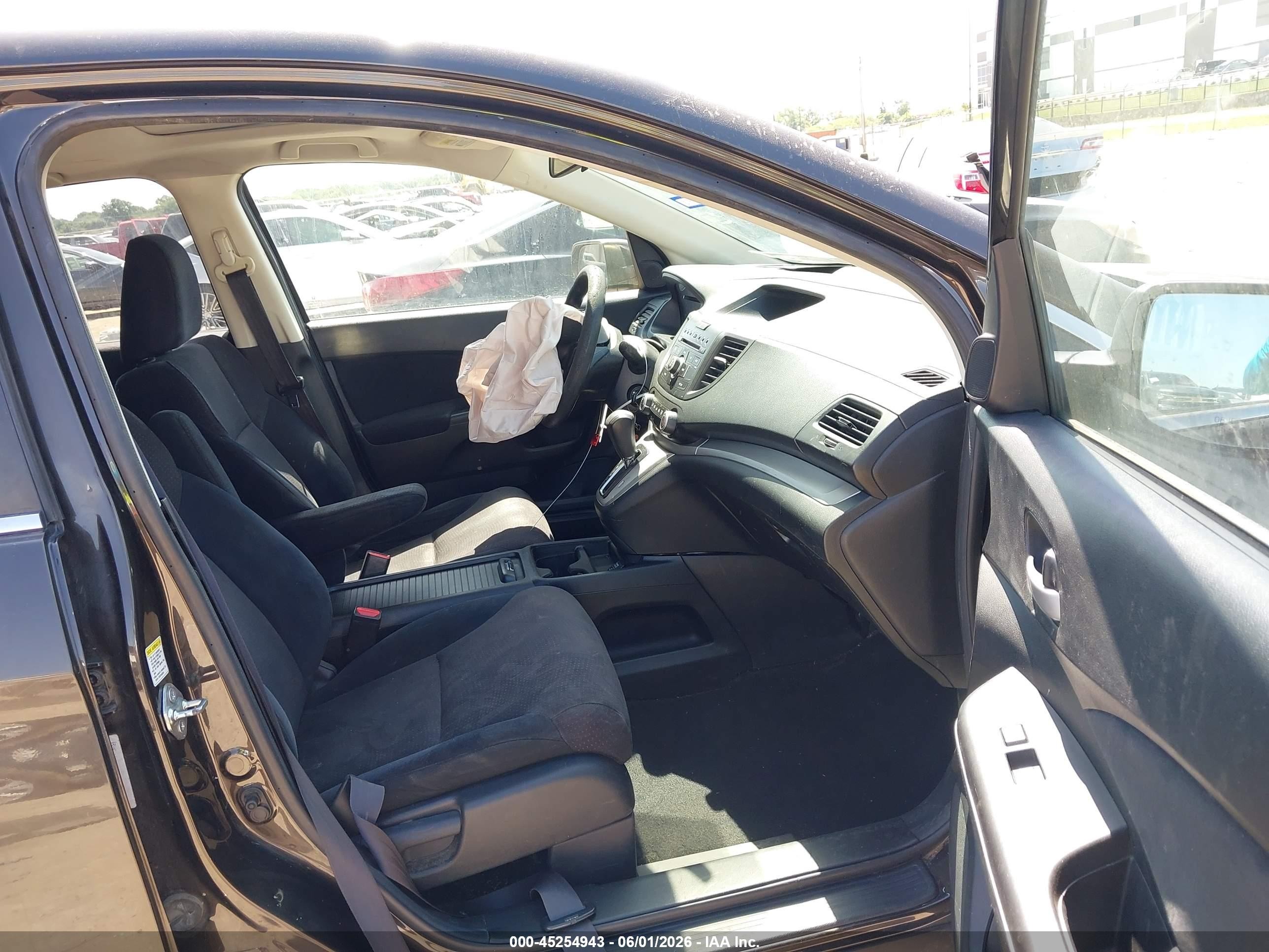 2013 Honda Cr-v Ex Black vin: 5J6RM3H55DL007134