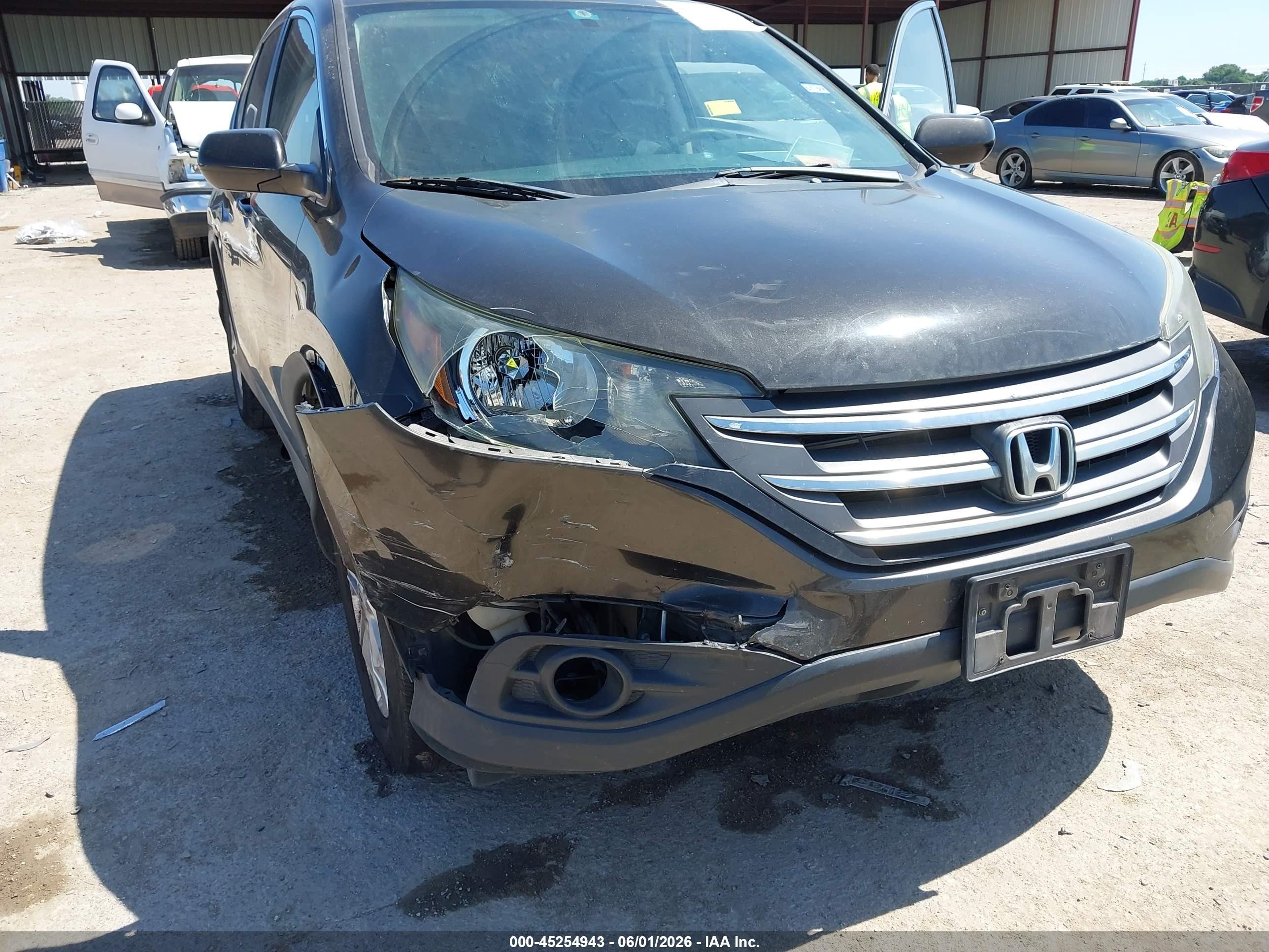 2013 Honda Cr-v Ex Black vin: 5J6RM3H55DL007134