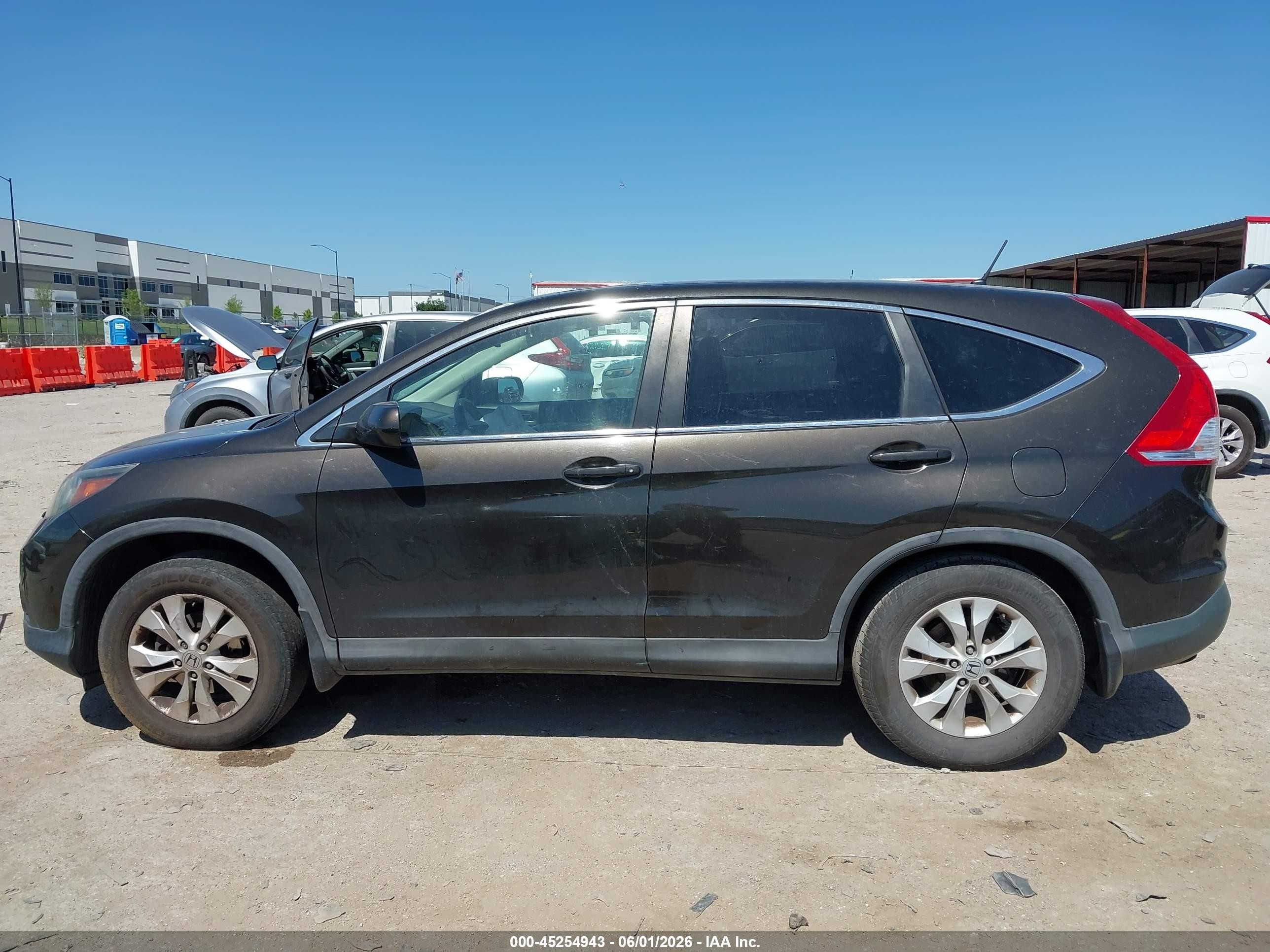 2013 Honda Cr-v Ex Black vin: 5J6RM3H55DL007134
