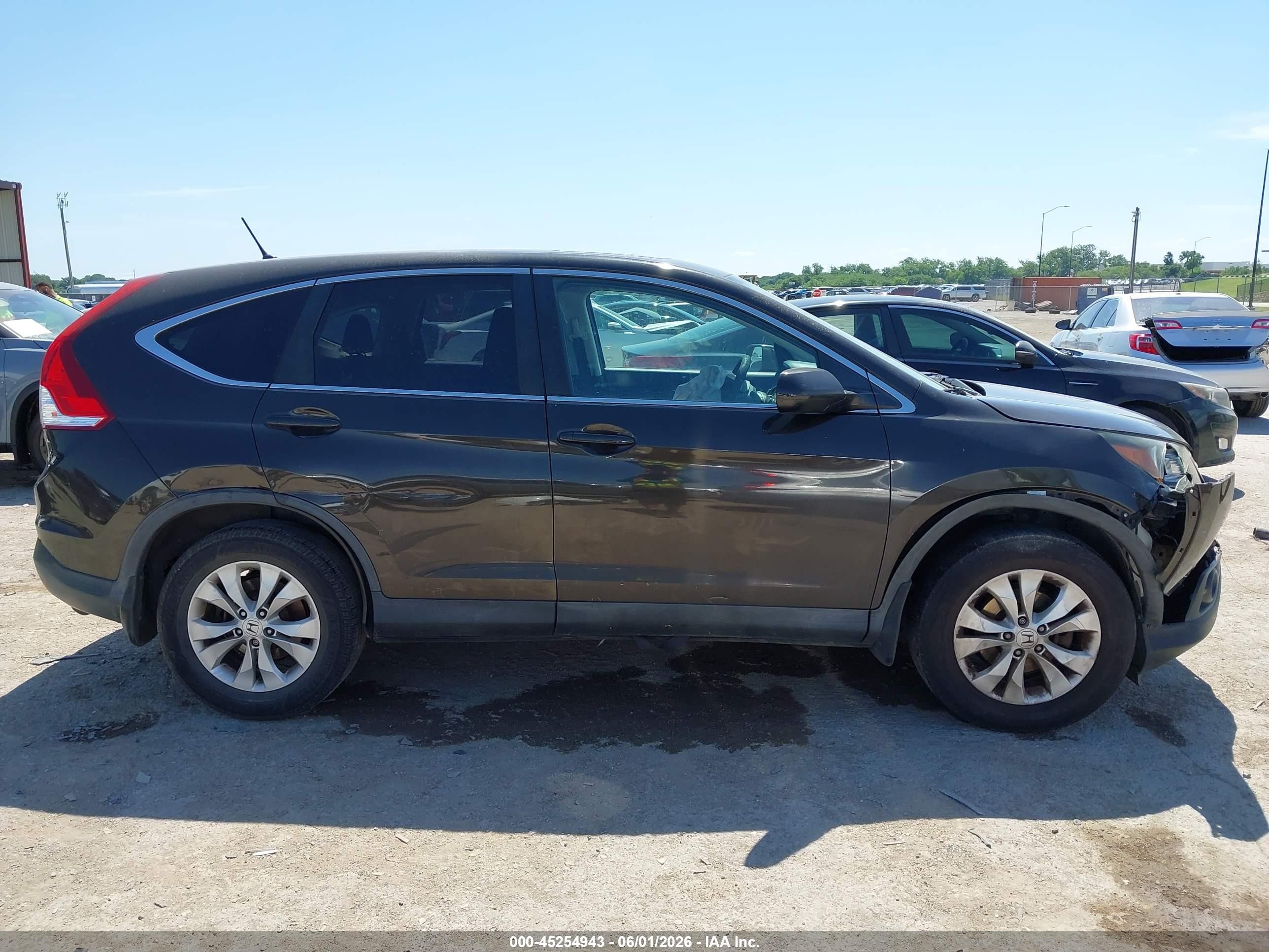 2013 Honda Cr-v Ex Black vin: 5J6RM3H55DL007134