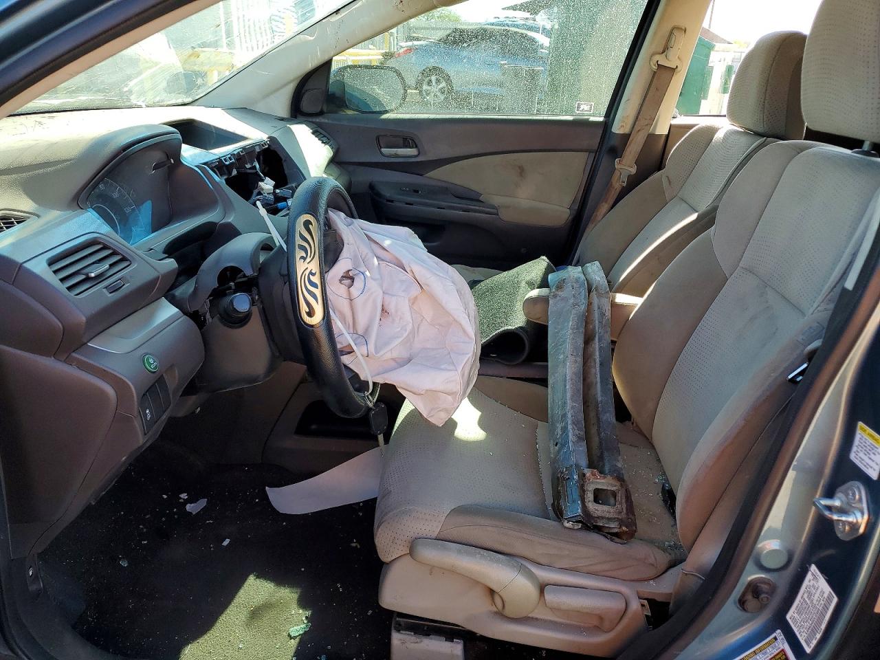 2013 Honda Cr-v Ex Turquoise vin: 5J6RM3H55DL023009