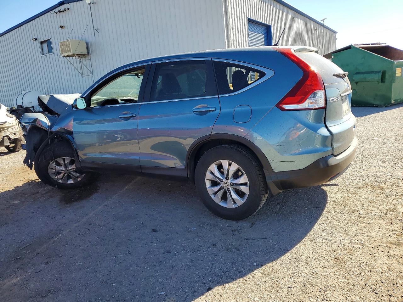 2013 Honda Cr-v Ex Turquoise vin: 5J6RM3H55DL023009