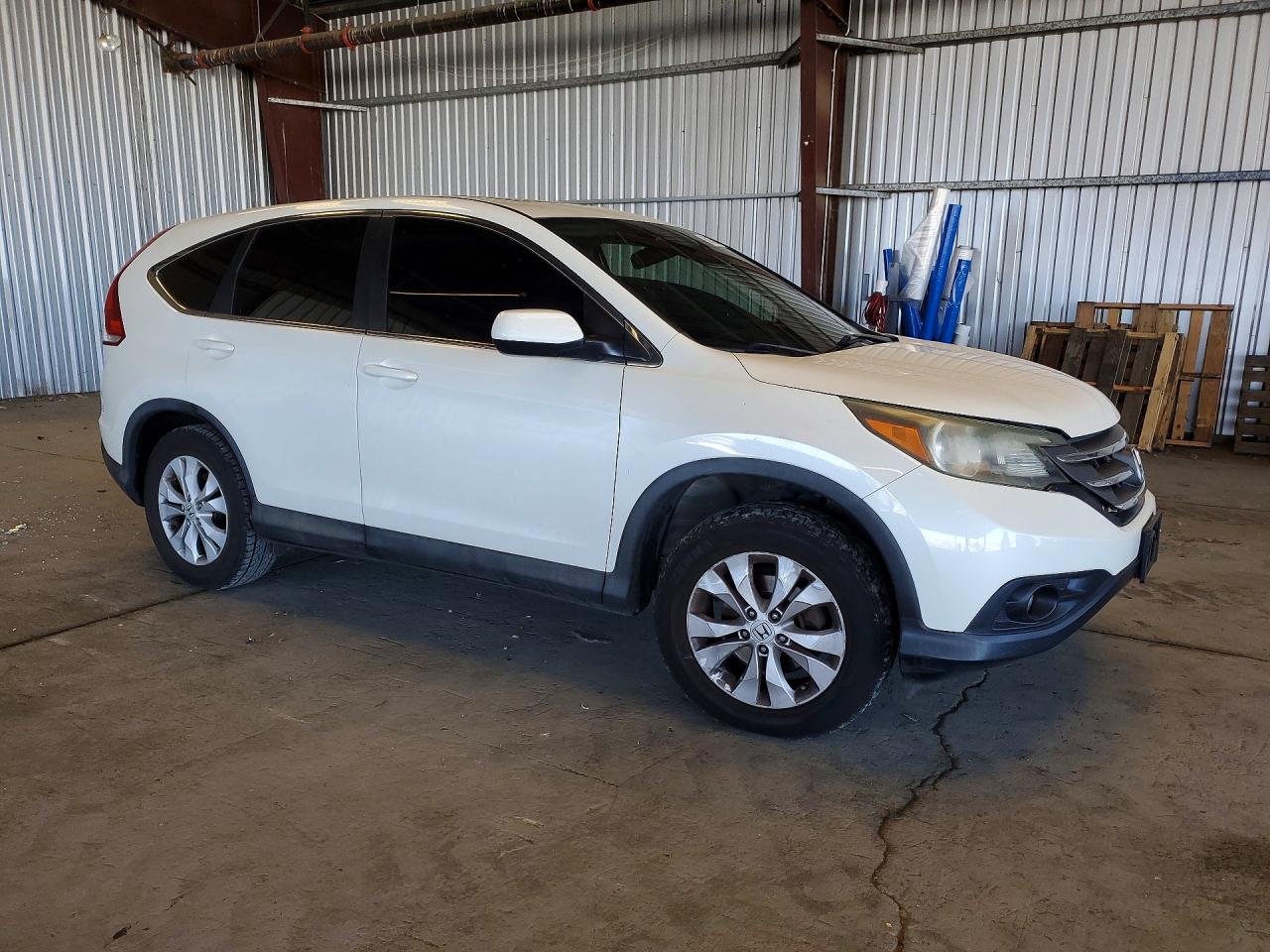 2014 Honda Cr-v Ex White vin: 5J6RM3H55EL018877