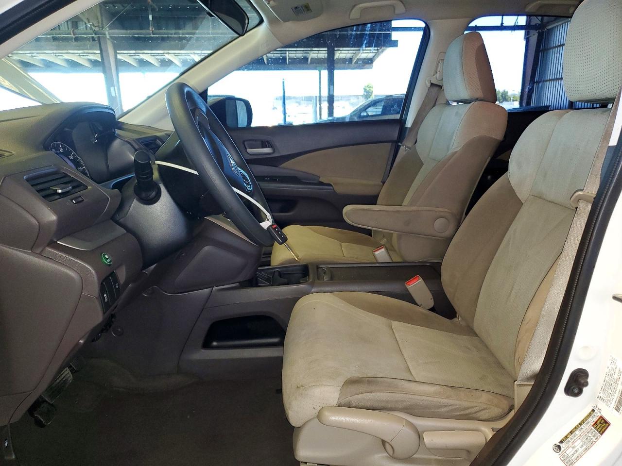 2014 Honda Cr-v Ex White vin: 5J6RM3H55EL018877