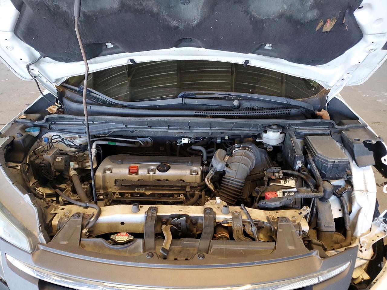 2014 Honda Cr-v Ex White vin: 5J6RM3H55EL018877