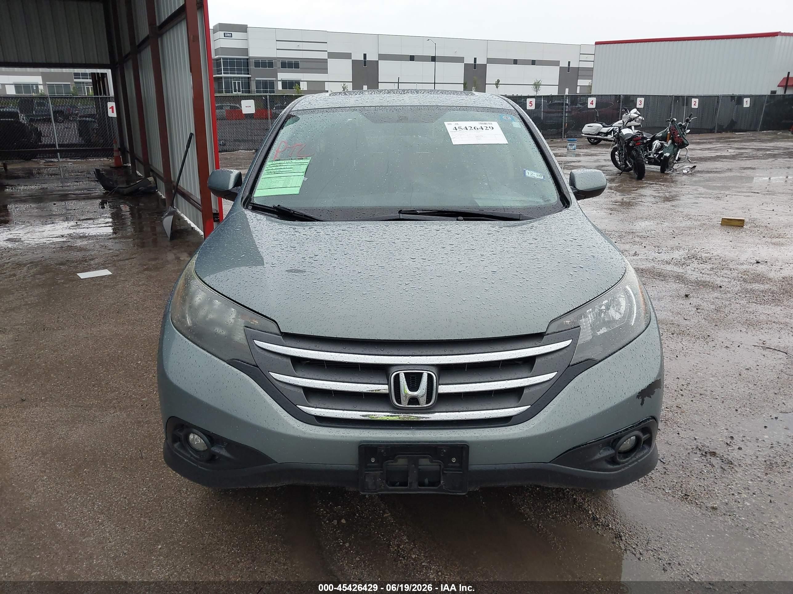 2012 Honda Cr-v Ex Зеленый vin: 5J6RM3H56CL001311