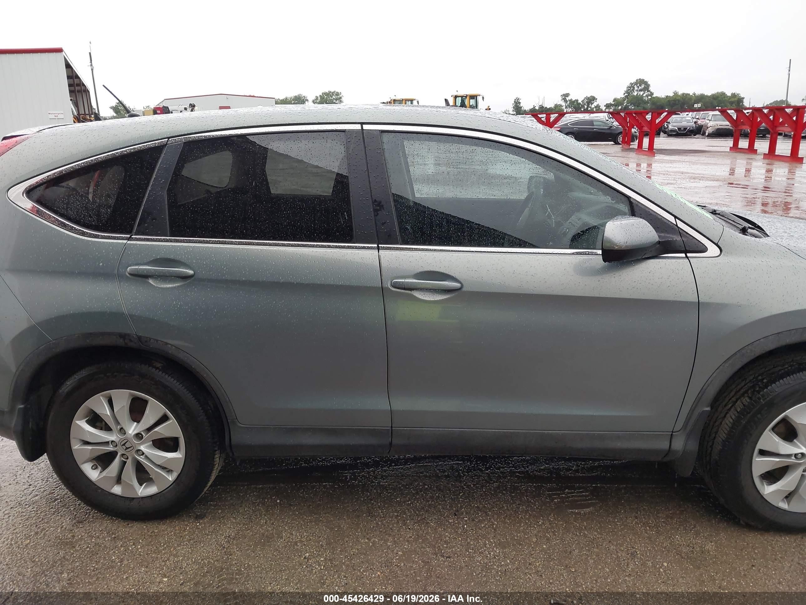 2012 Honda Cr-v Ex Зеленый vin: 5J6RM3H56CL001311