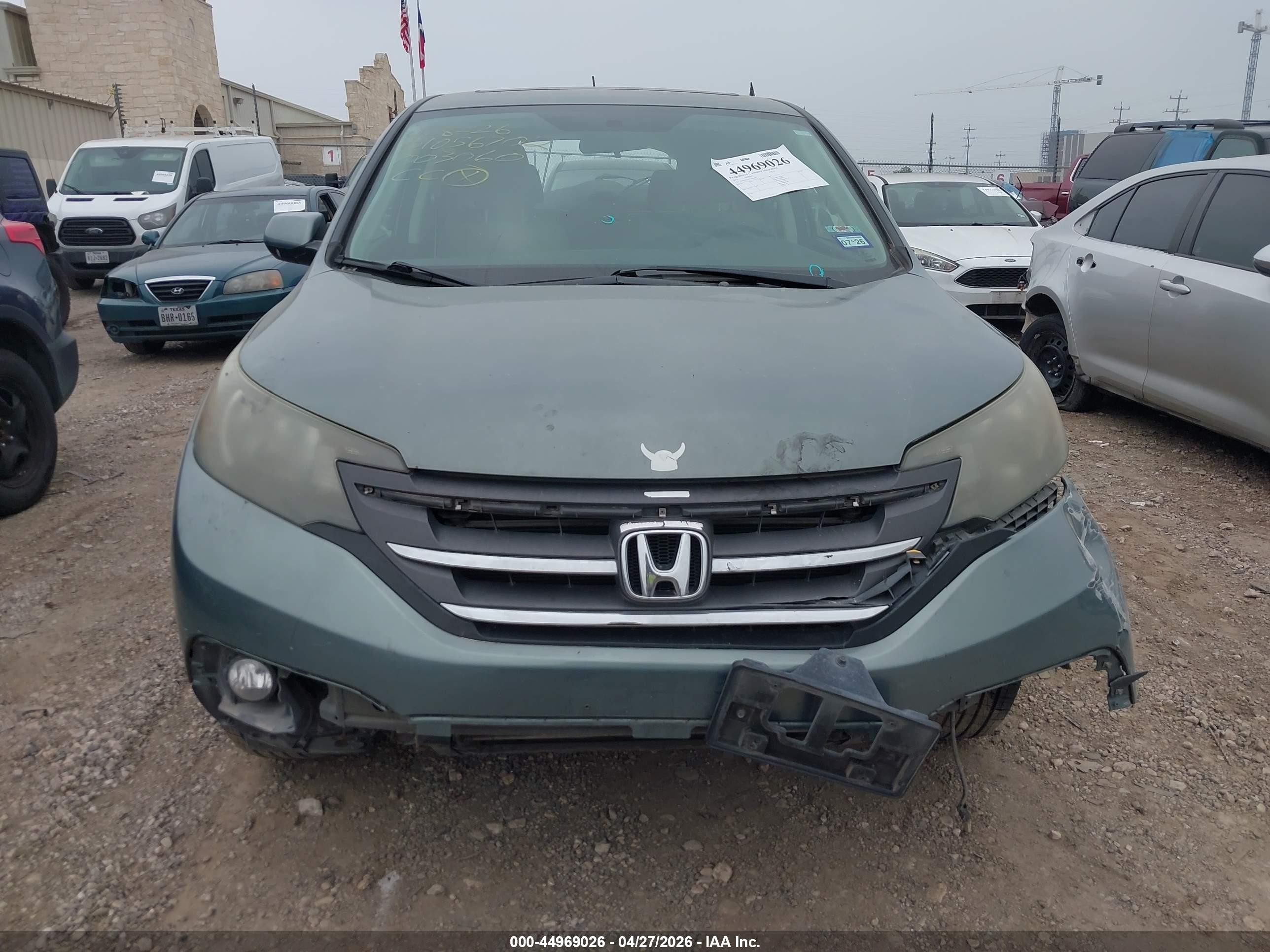 2012 Honda Cr-v Ex Бирюзовый vin: 5J6RM3H56CL003060