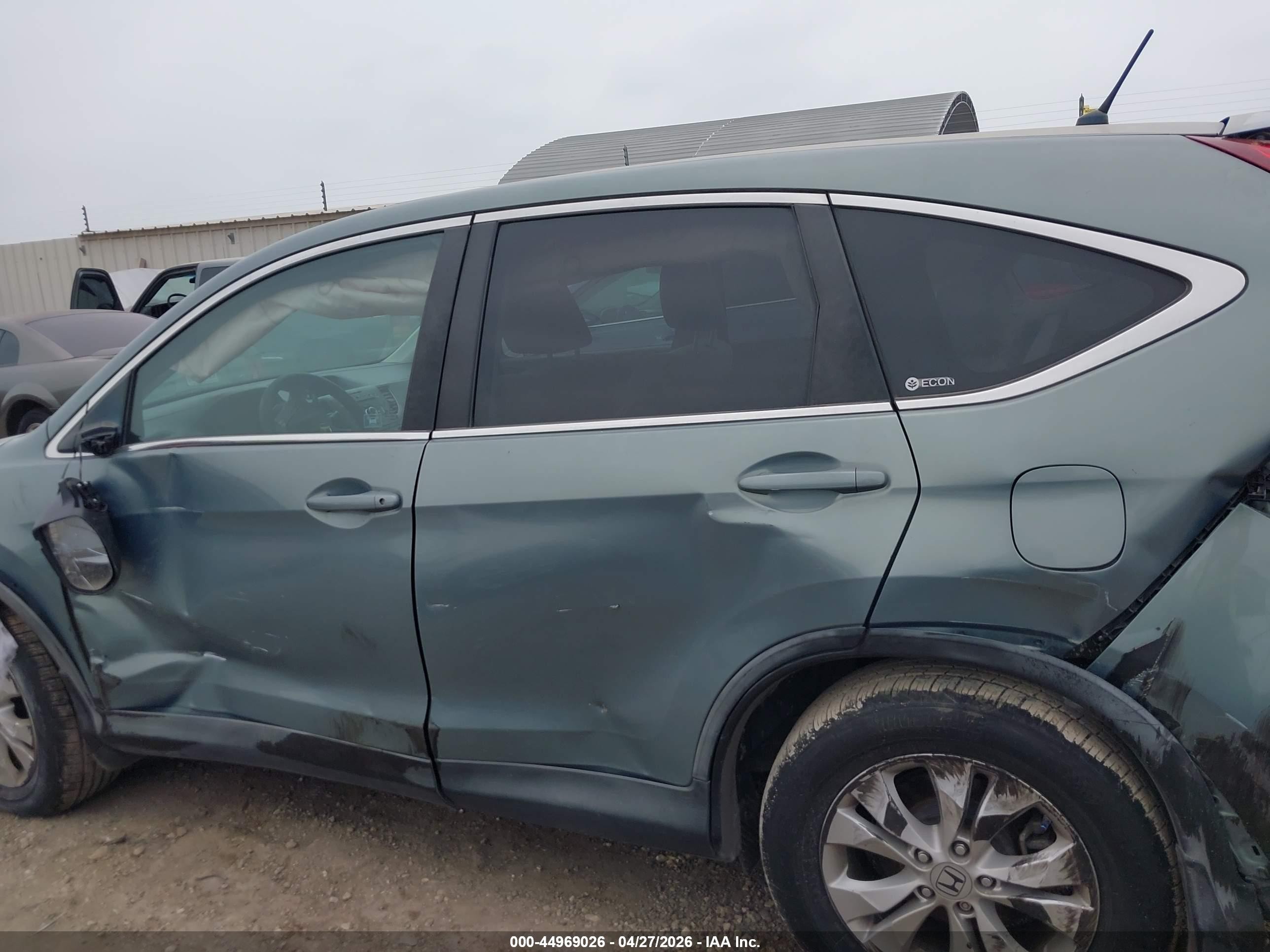 2012 Honda Cr-v Ex Бирюзовый vin: 5J6RM3H56CL003060