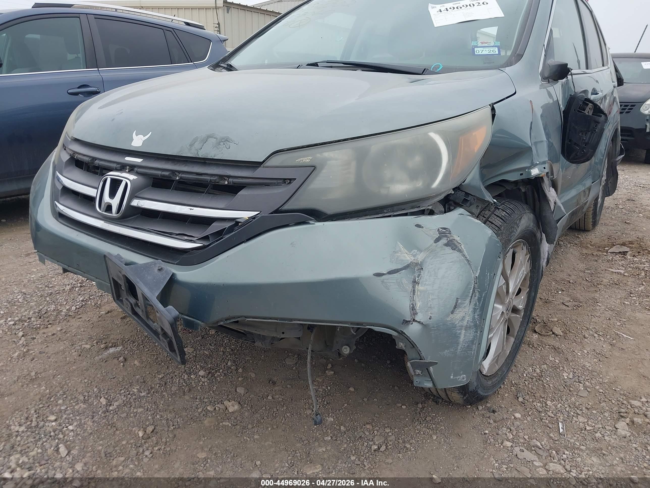 2012 Honda Cr-v Ex Бирюзовый vin: 5J6RM3H56CL003060