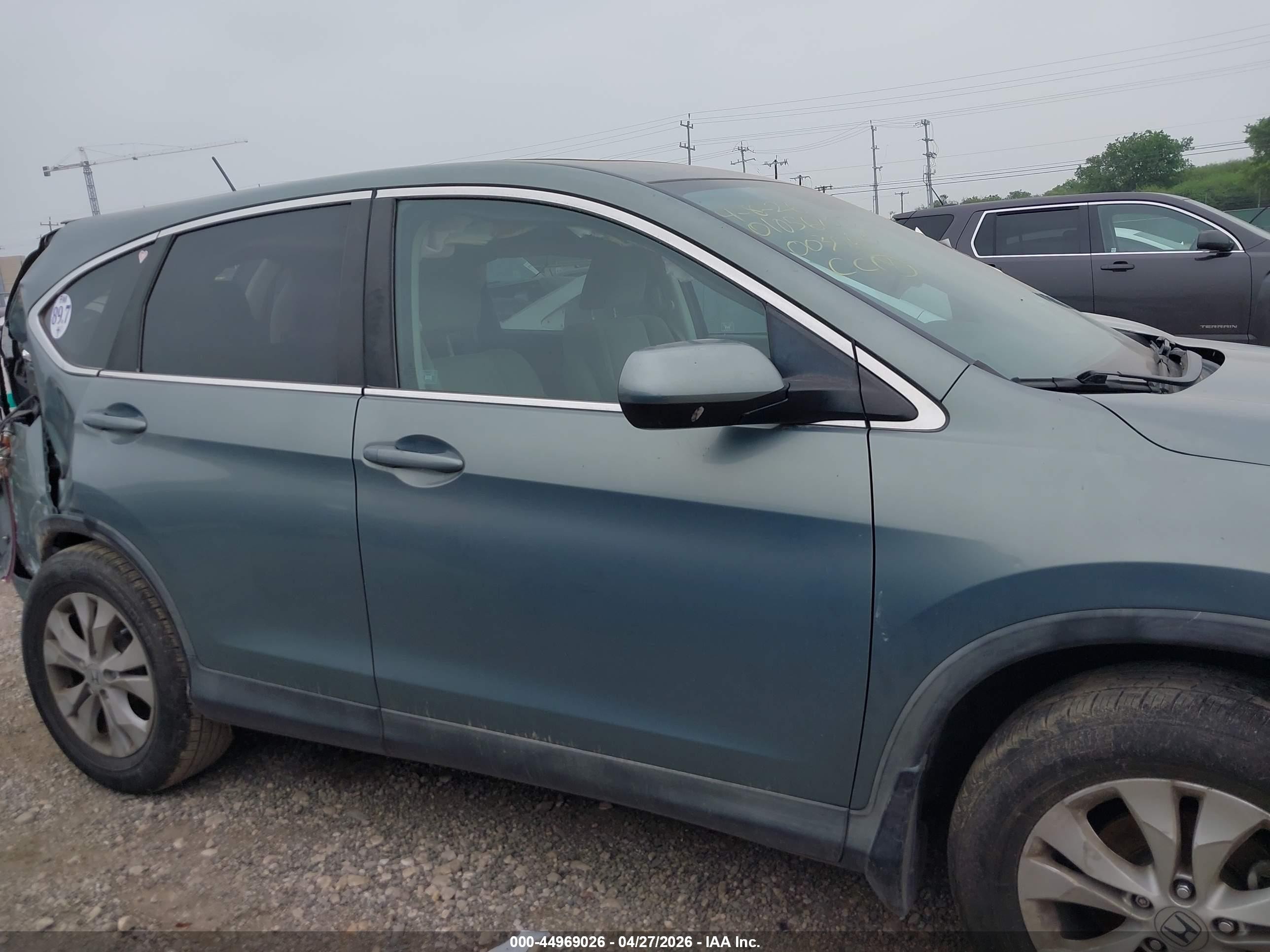 2012 Honda Cr-v Ex Бирюзовый vin: 5J6RM3H56CL003060