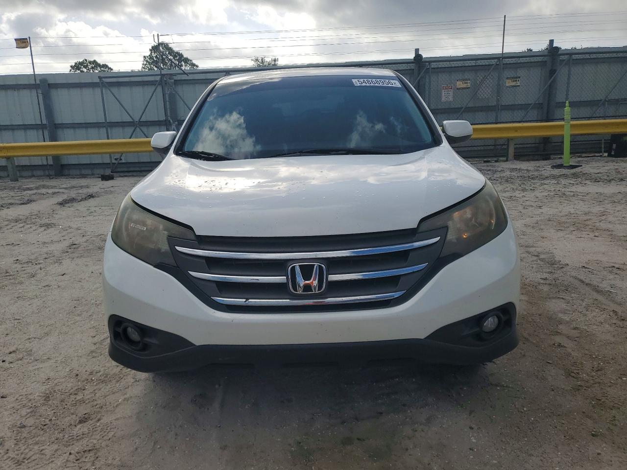 2012 Honda Cr-v Ex White vin: 5J6RM3H56CL047267