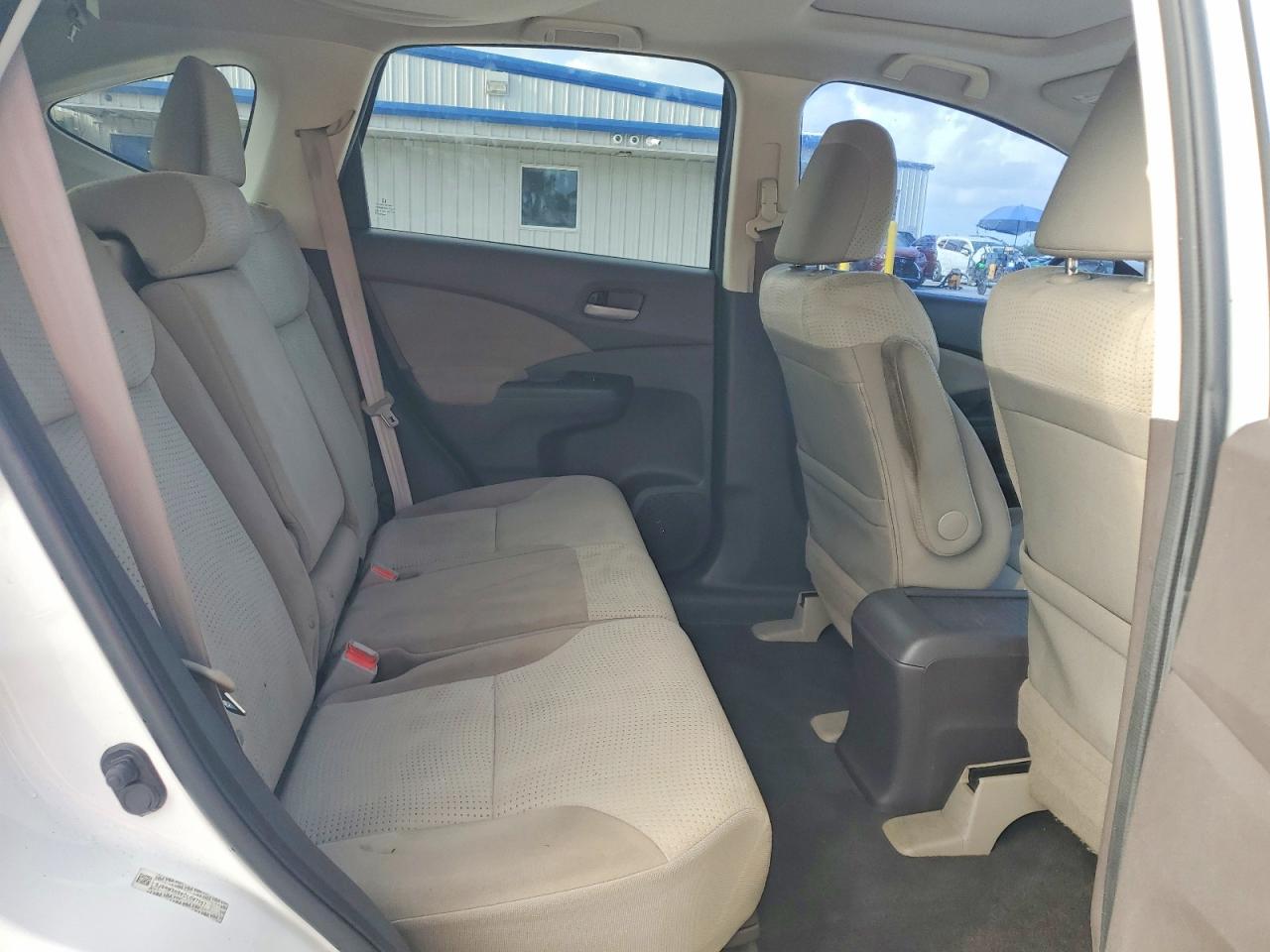 2012 Honda Cr-v Ex White vin: 5J6RM3H56CL047267