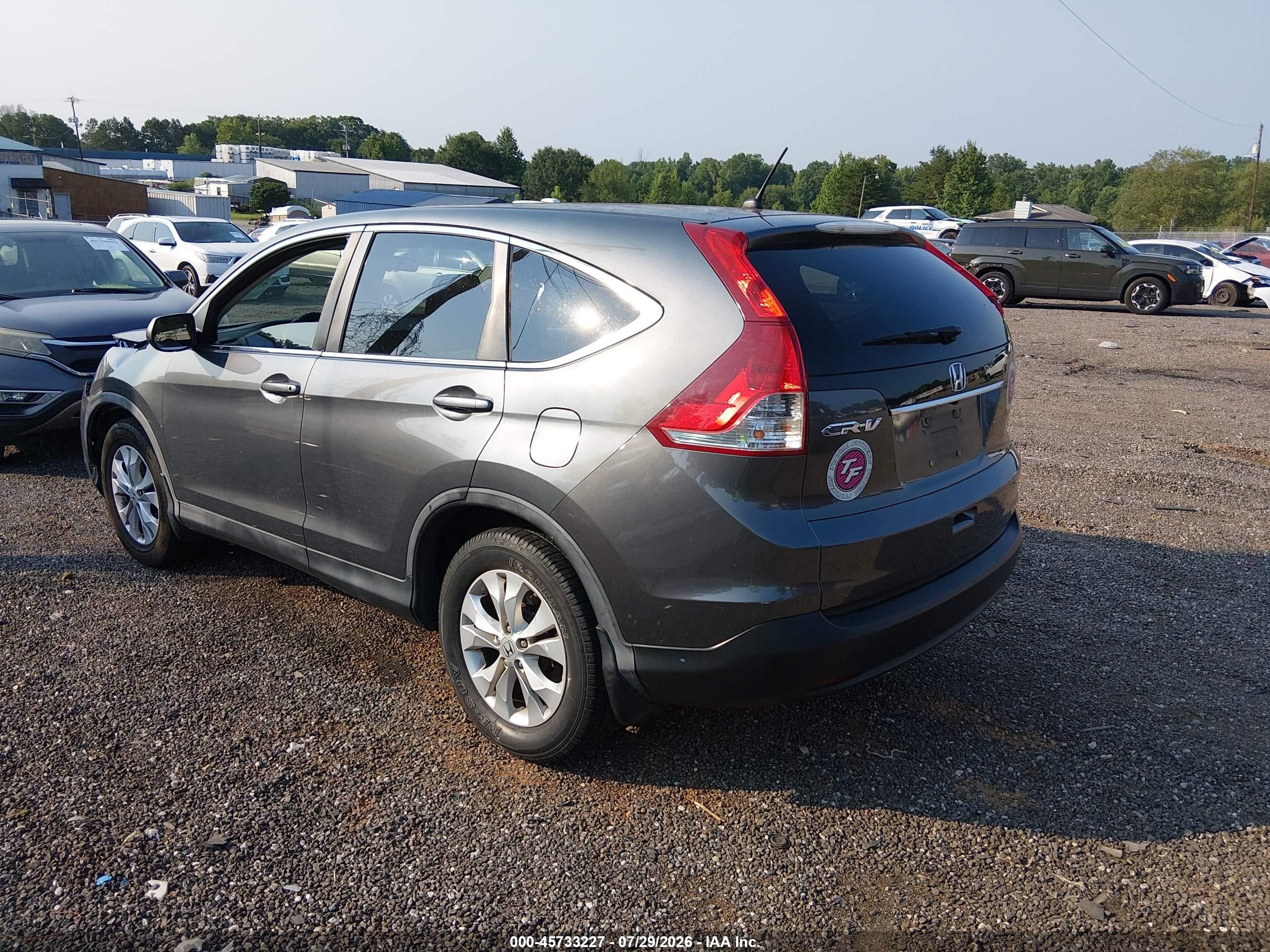 2013 Honda Cr-v Ex Серый vin: 5J6RM3H56DL001262