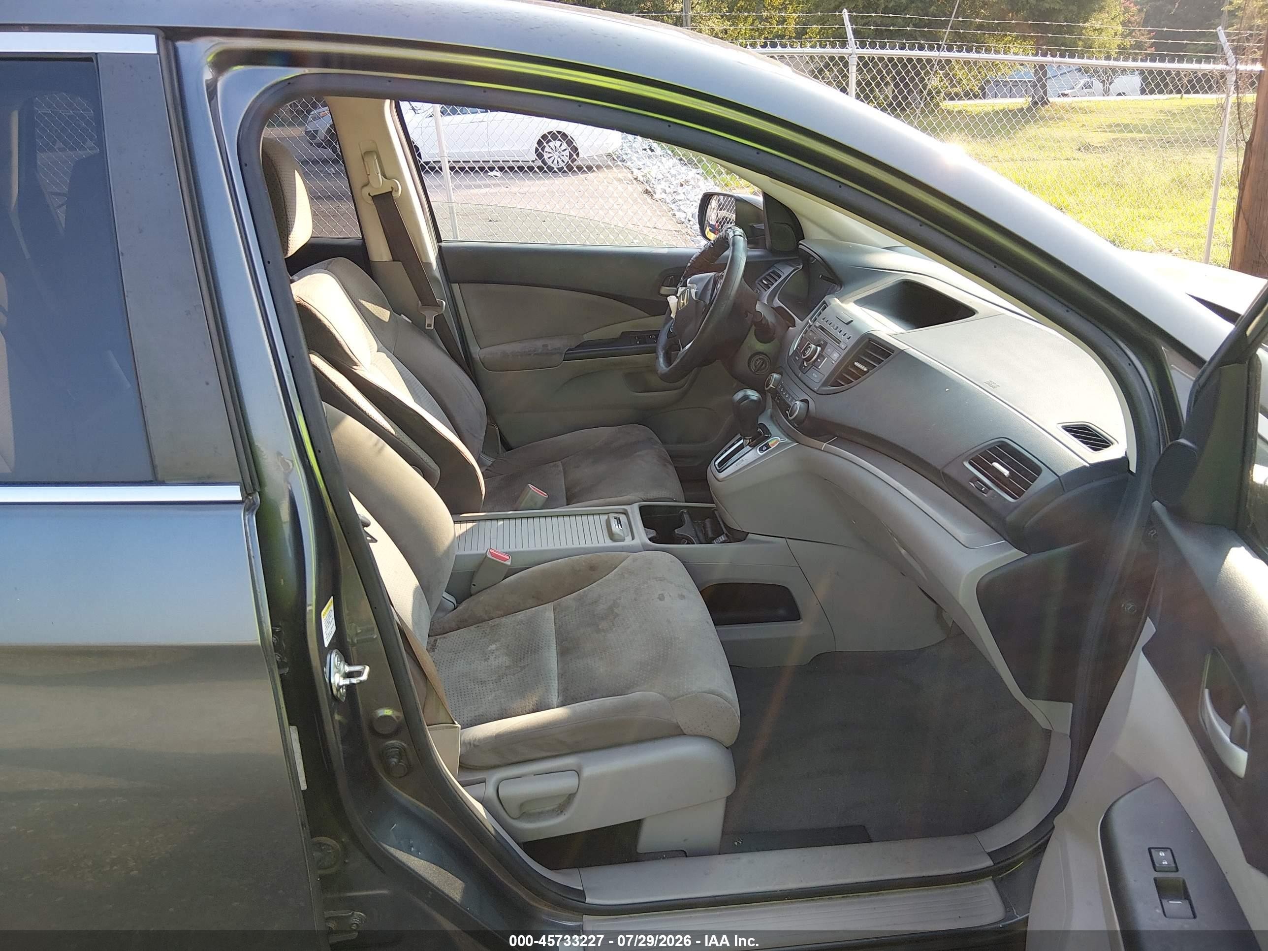 2013 Honda Cr-v Ex Серый vin: 5J6RM3H56DL001262