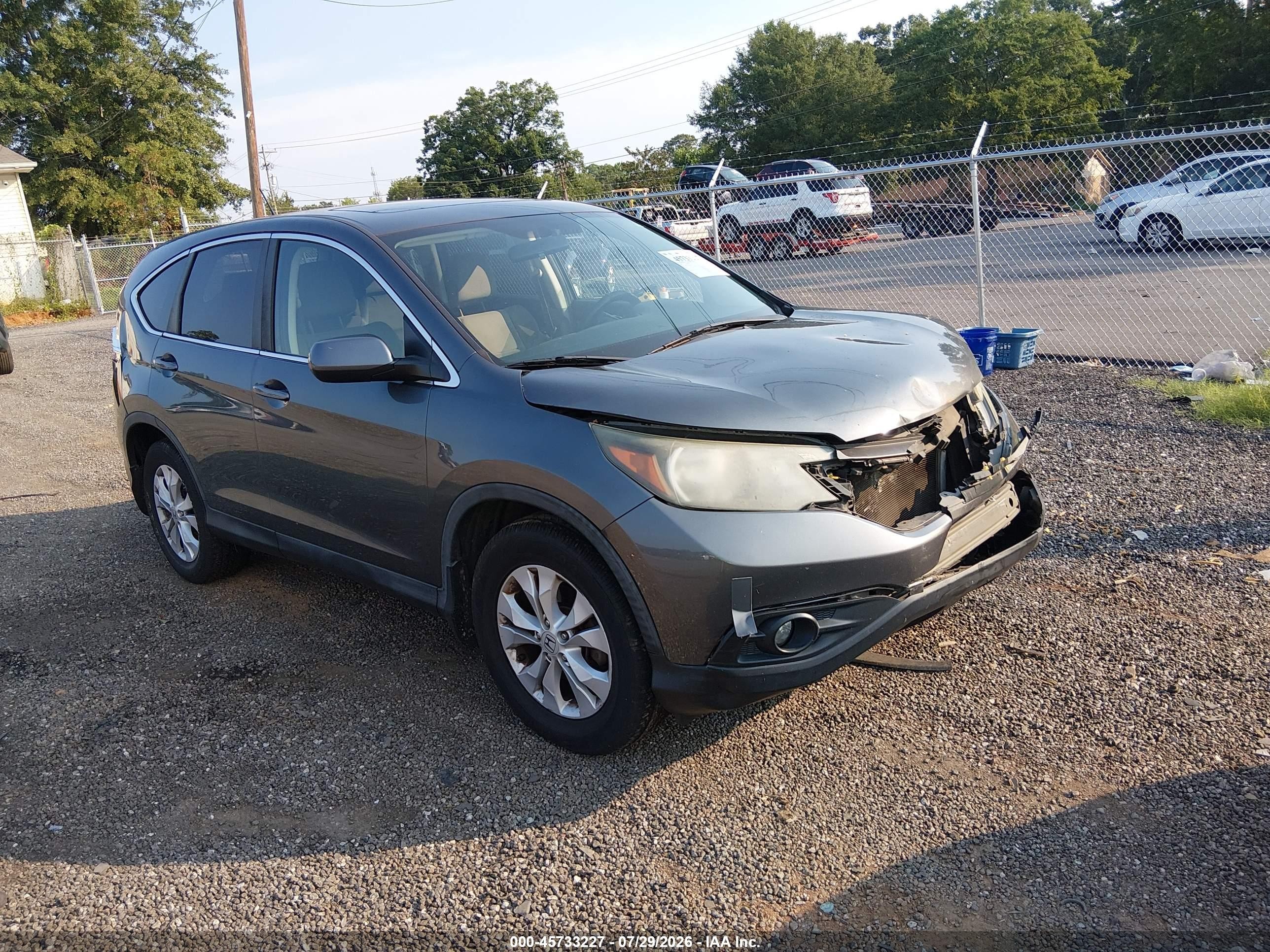 2013 Honda Cr-v Ex Gray vin: 5J6RM3H56DL001262