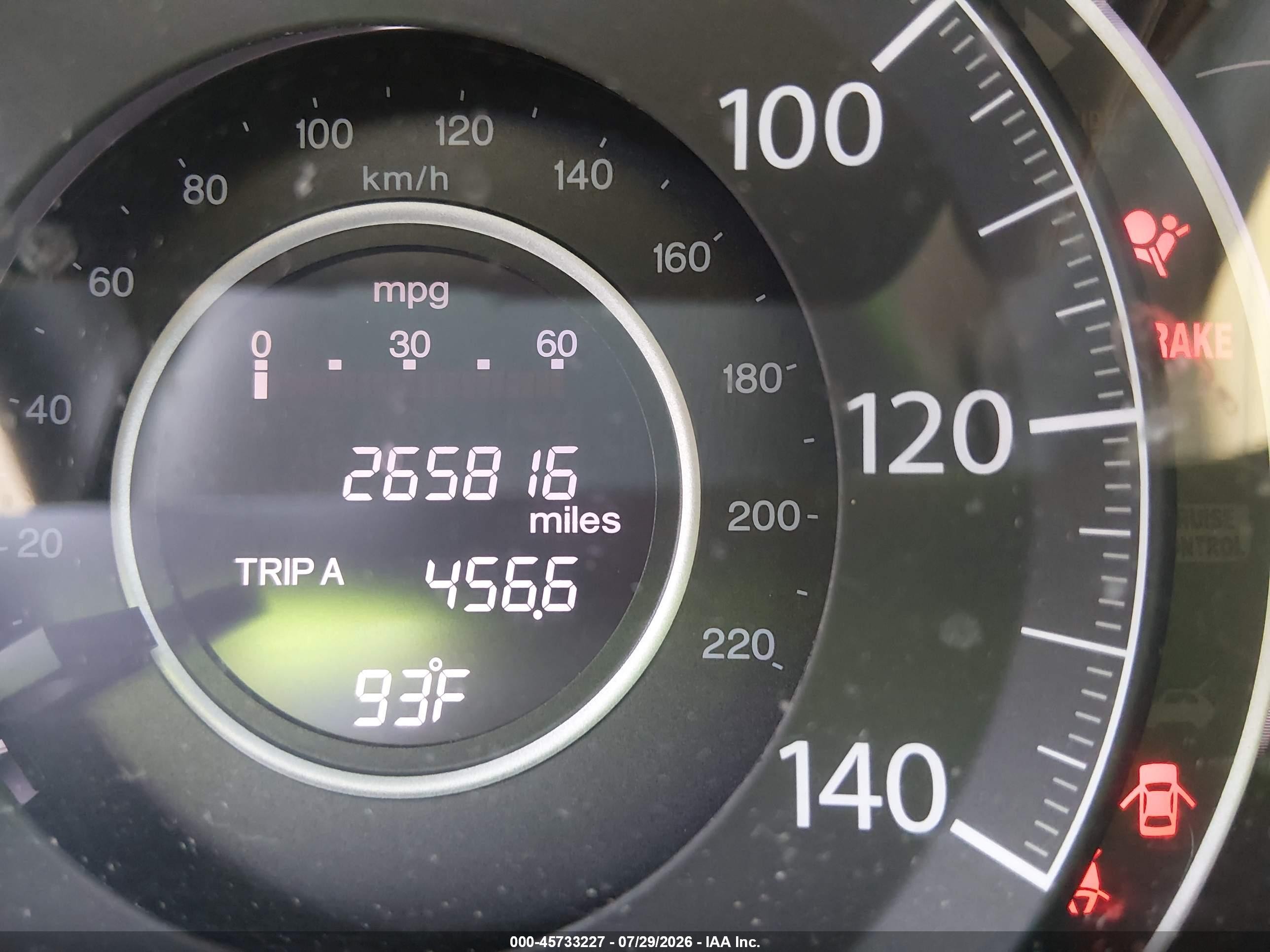 2013 Honda Cr-v Ex Серый vin: 5J6RM3H56DL001262
