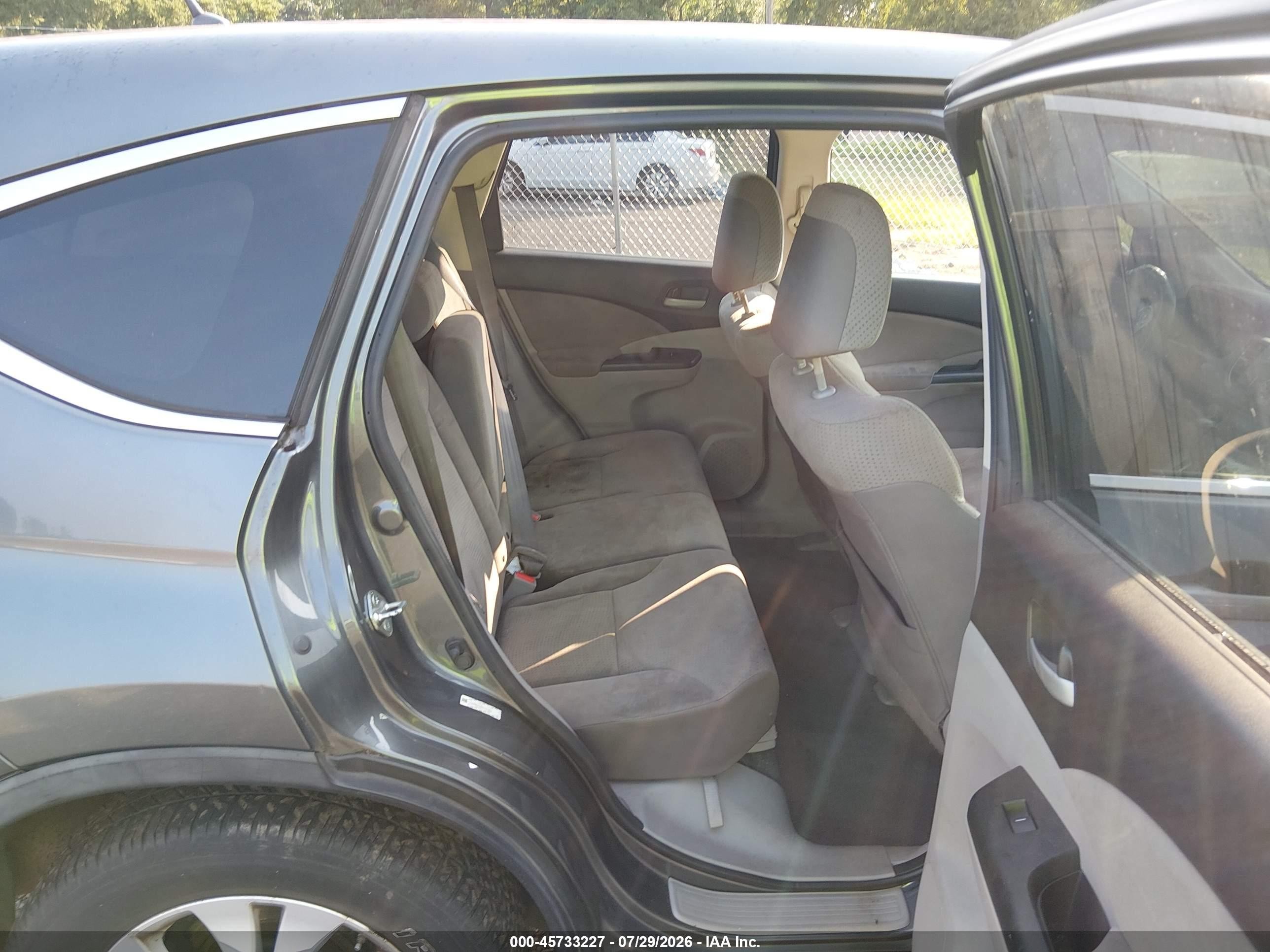 2013 Honda Cr-v Ex Серый vin: 5J6RM3H56DL001262