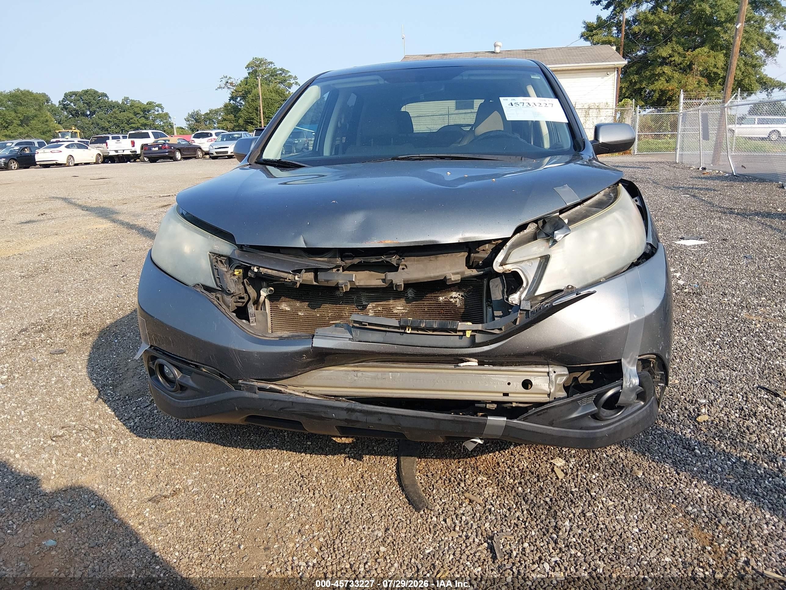 2013 Honda Cr-v Ex Серый vin: 5J6RM3H56DL001262