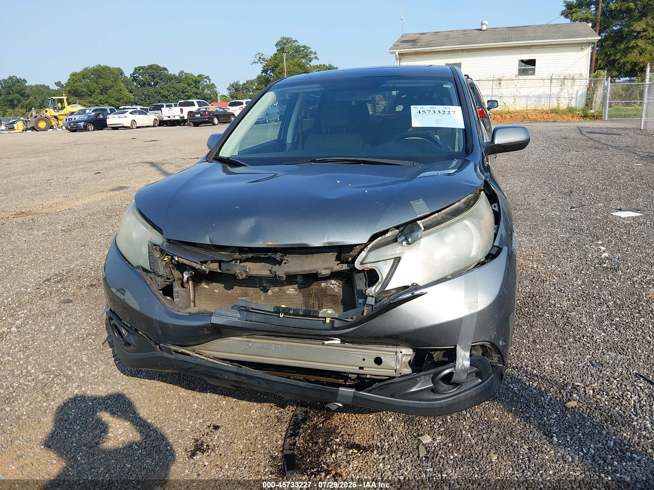 2013 Honda Cr-v Ex Серый vin: 5J6RM3H56DL001262