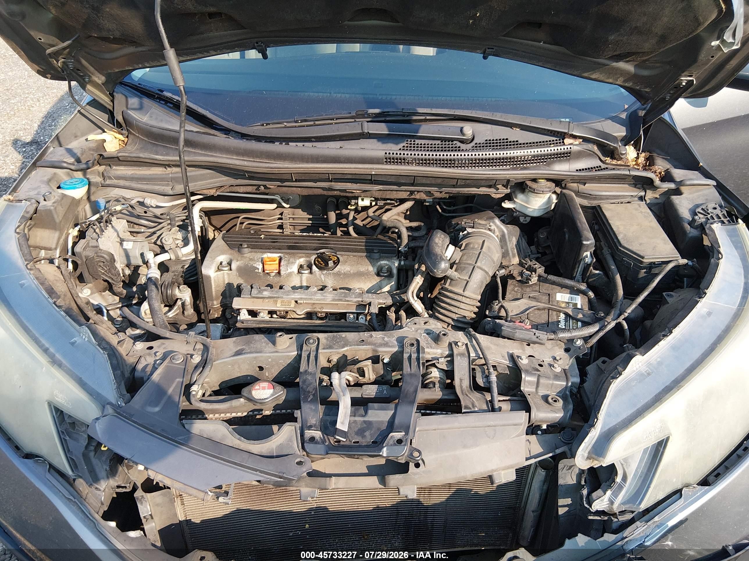 2013 Honda Cr-v Ex Серый vin: 5J6RM3H56DL001262
