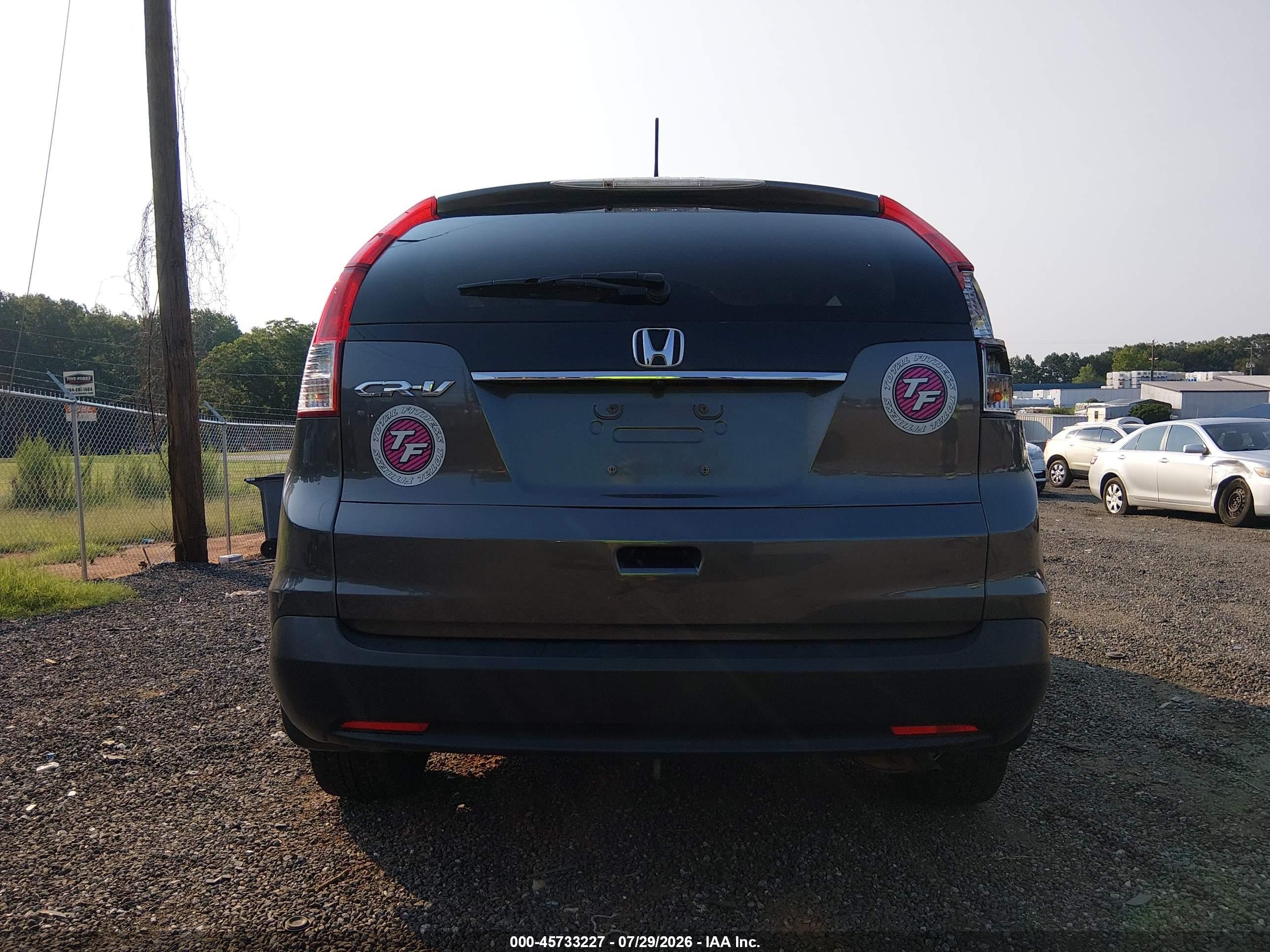2013 Honda Cr-v Ex Серый vin: 5J6RM3H56DL001262